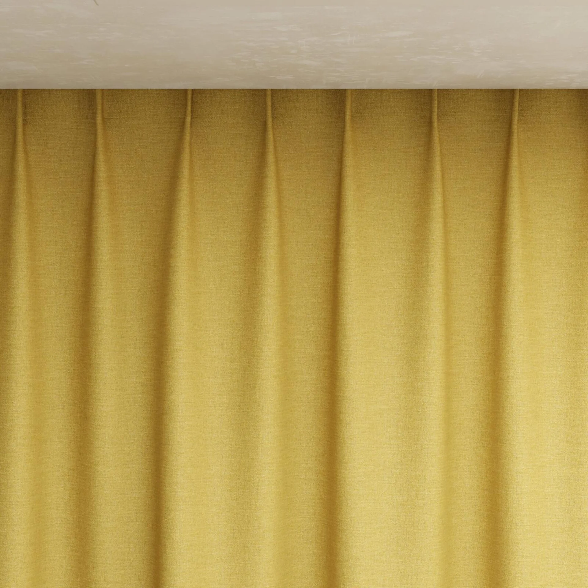 Top view of Casual Gold, pinch pleat