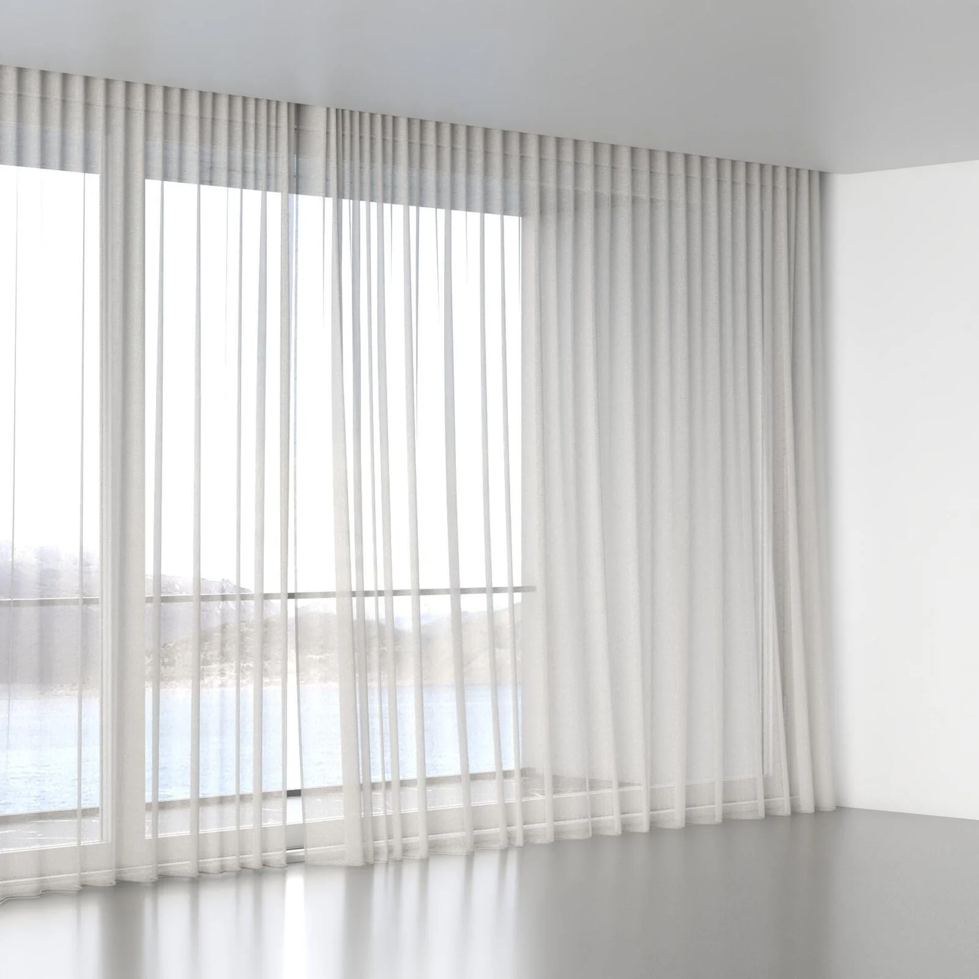 Full view of Lino Cloud, wave pleat