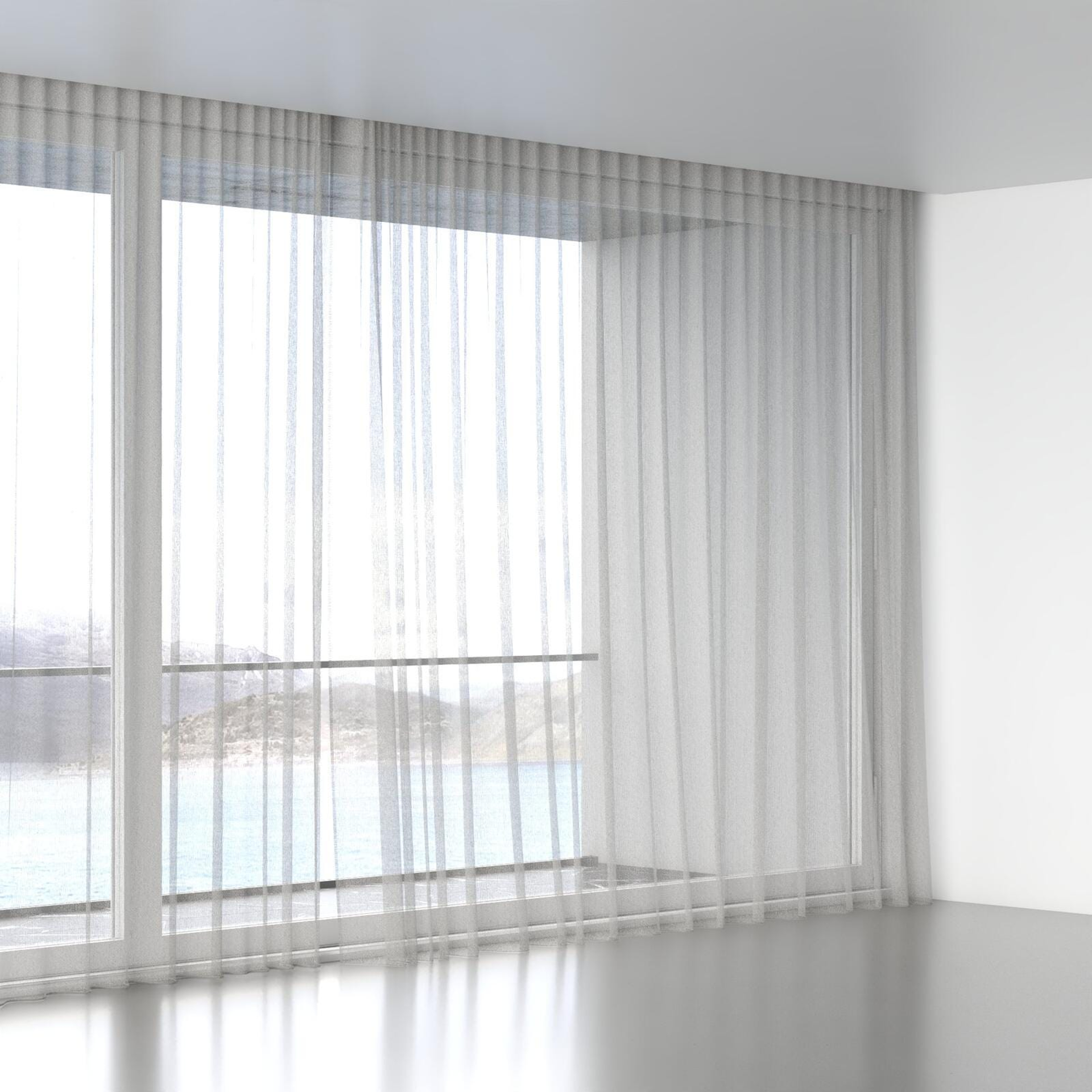 Full view of Kensho Stone, wave pleat