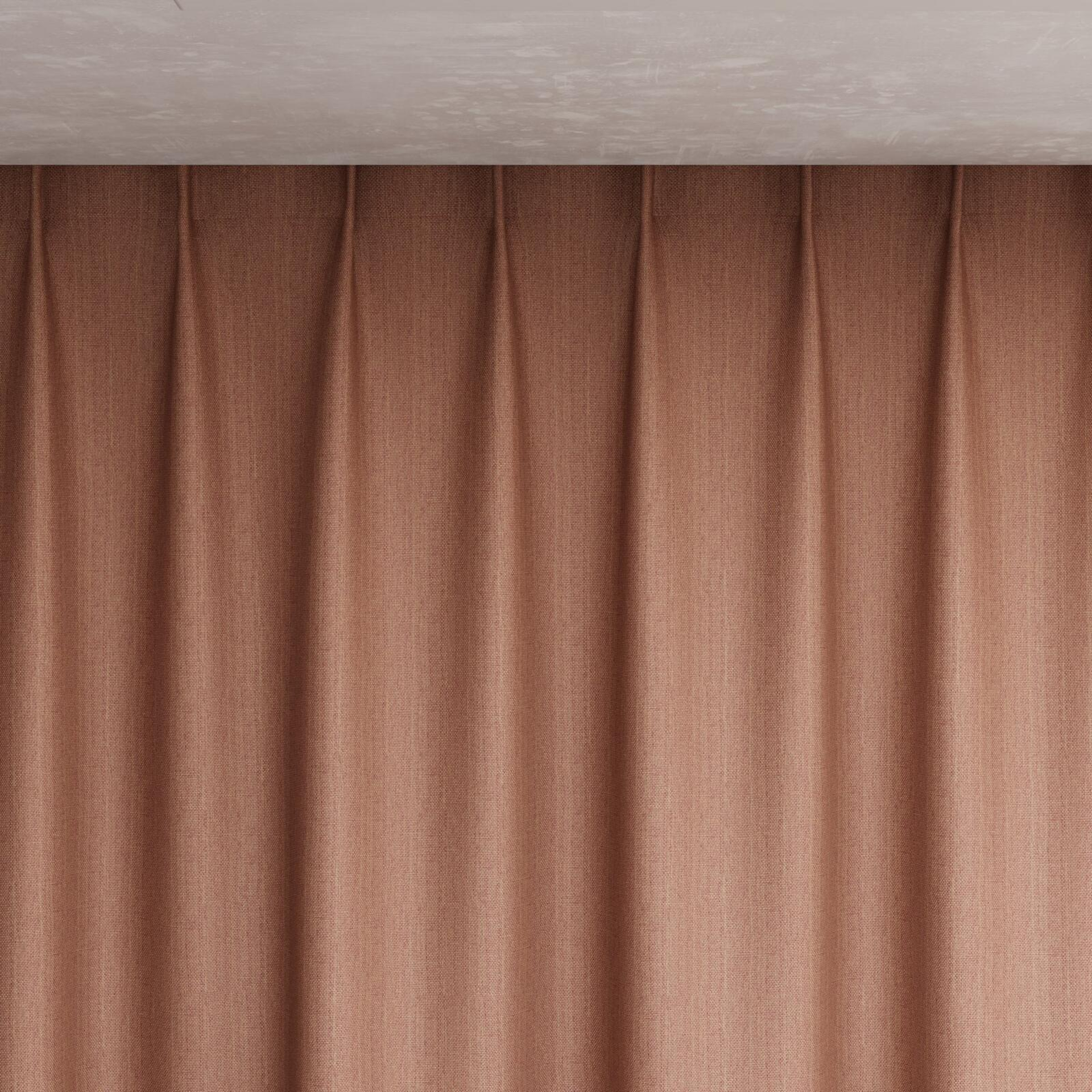 Top view of Science Pheasant, pinch pleat