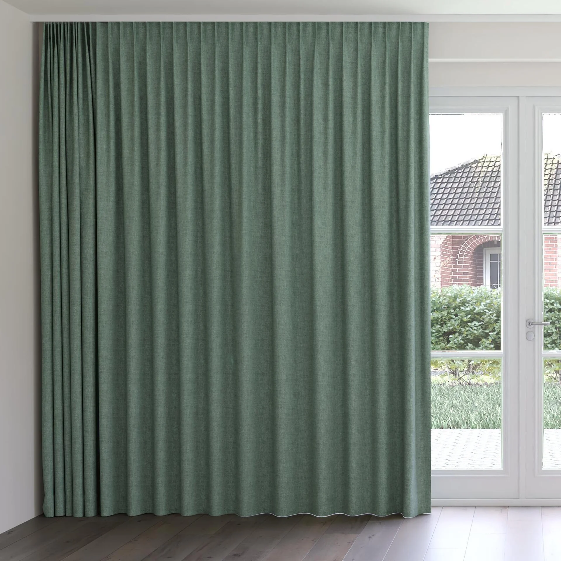 Front view of Earthwild Jungle, on curtain rail