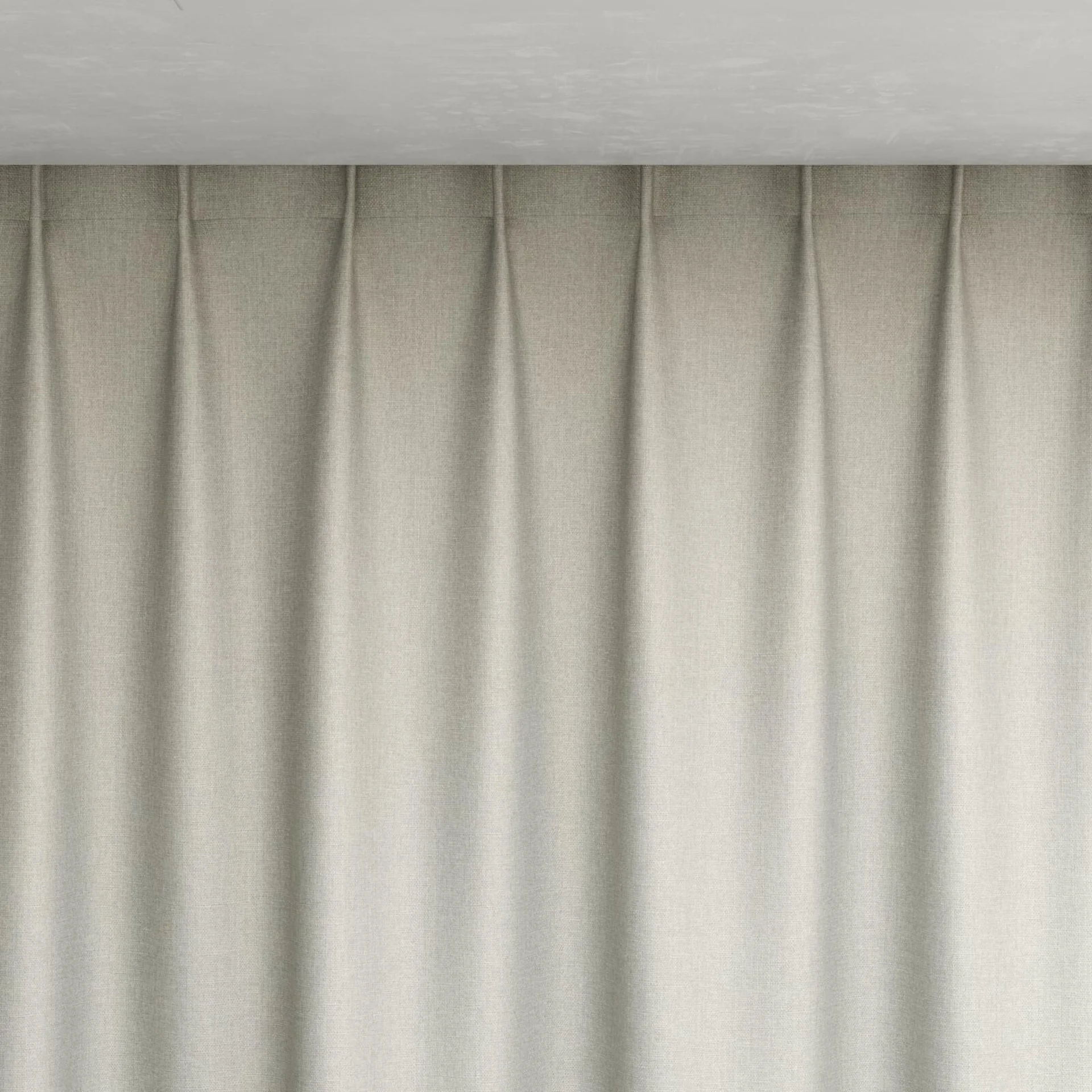 Top view of Jupiter Sesame, pinch pleat