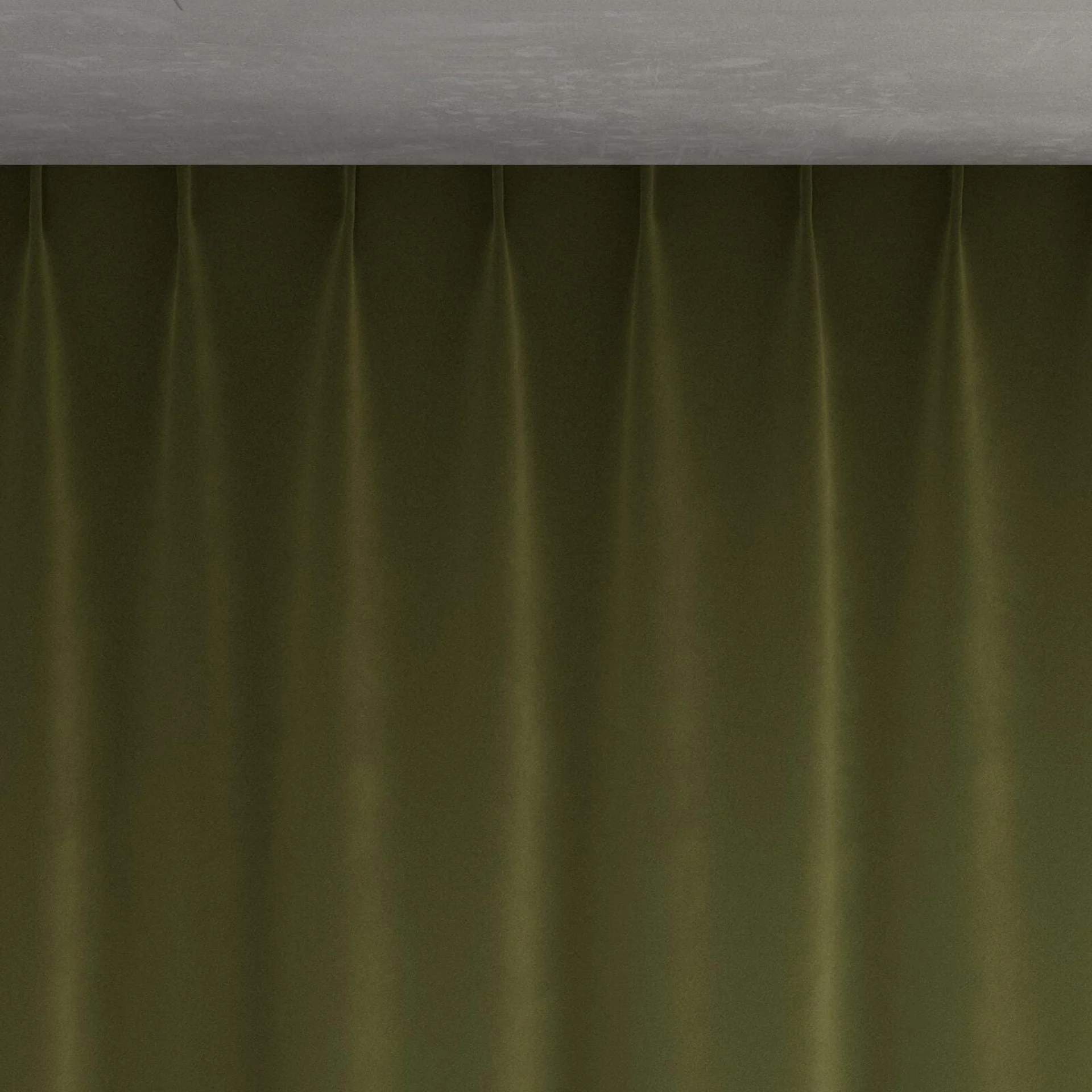 Top view of Verbier Moss, pinch pleat
