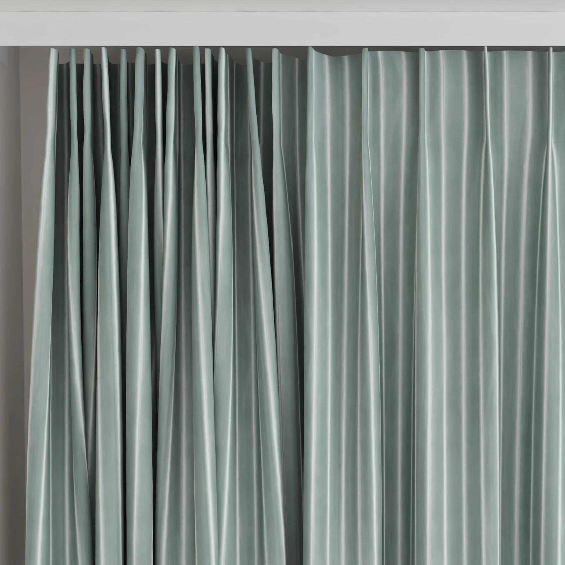 Top view of Cordial Mineral, on curtain rail