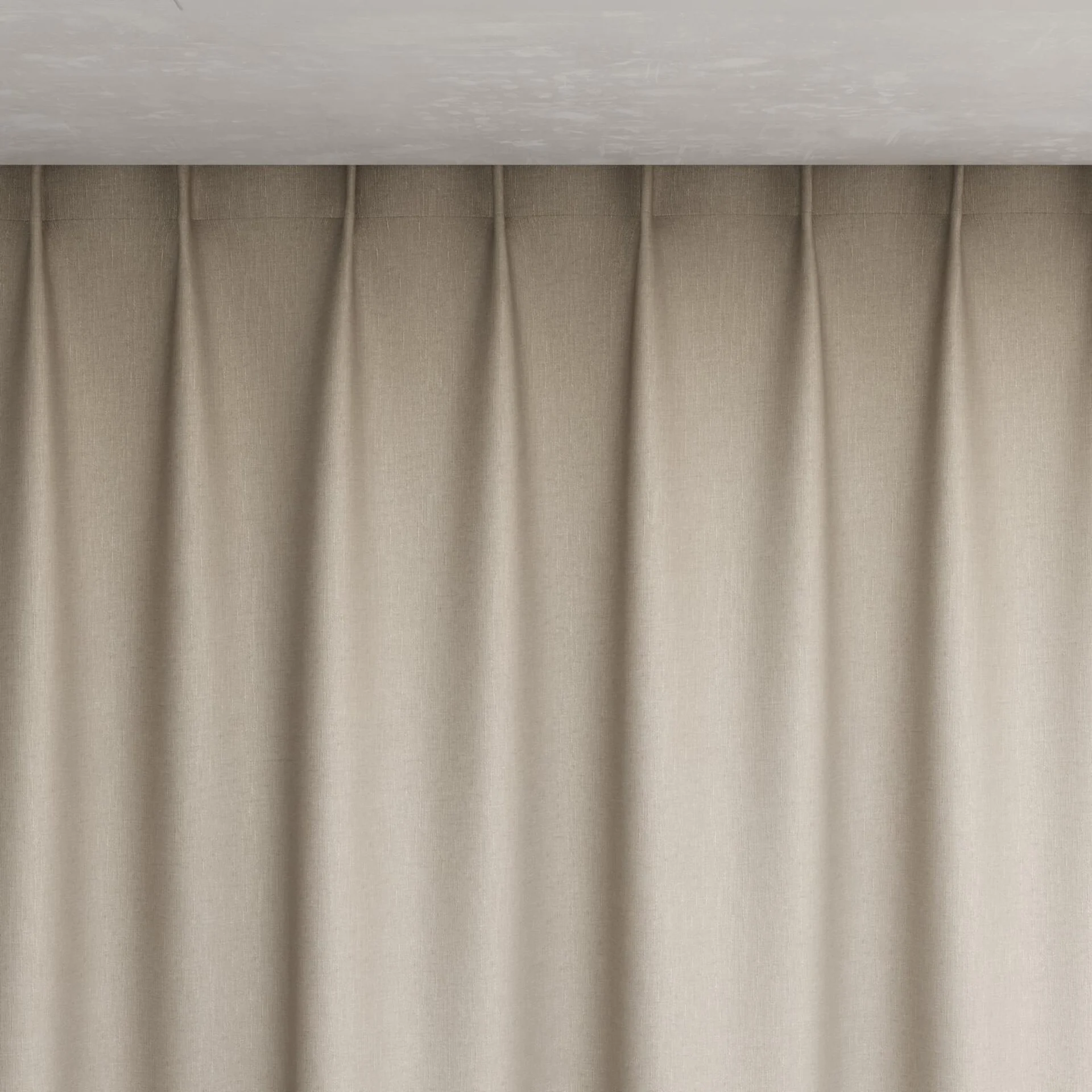 Top view of Bavaria Earth, pinch pleat