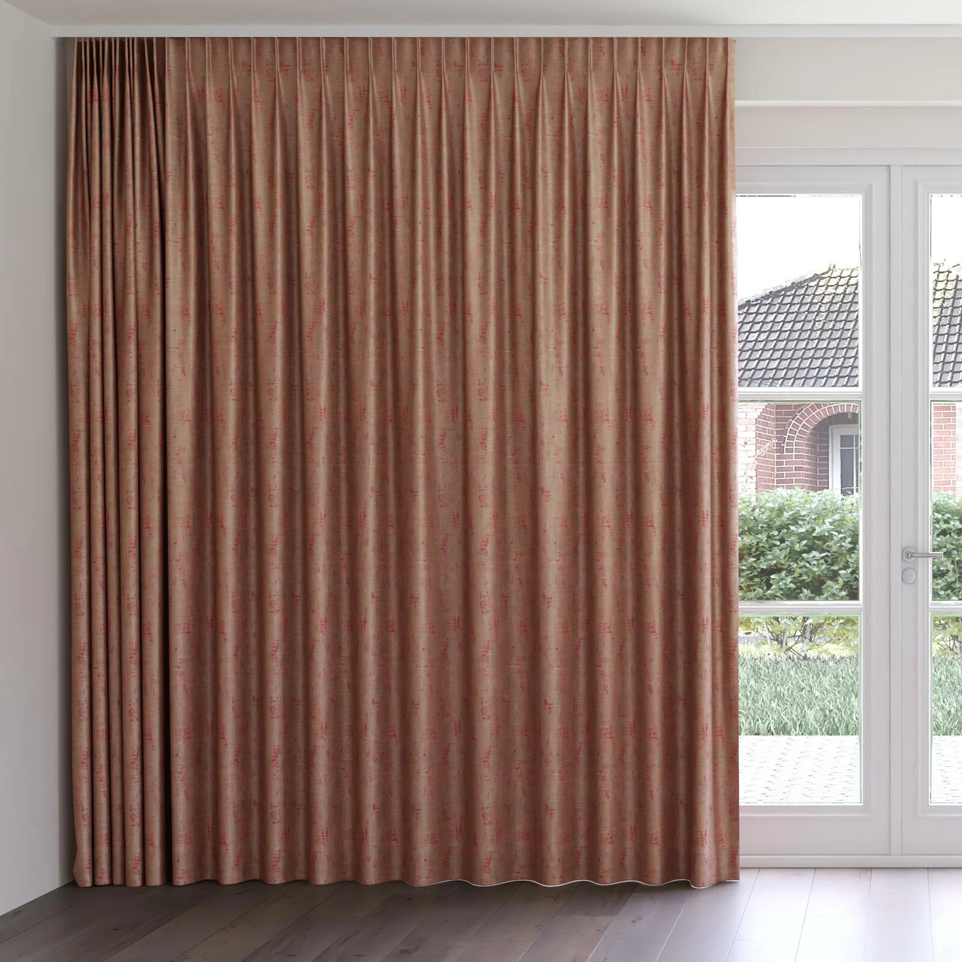 Front view of Nominee Brick, on curtain rail