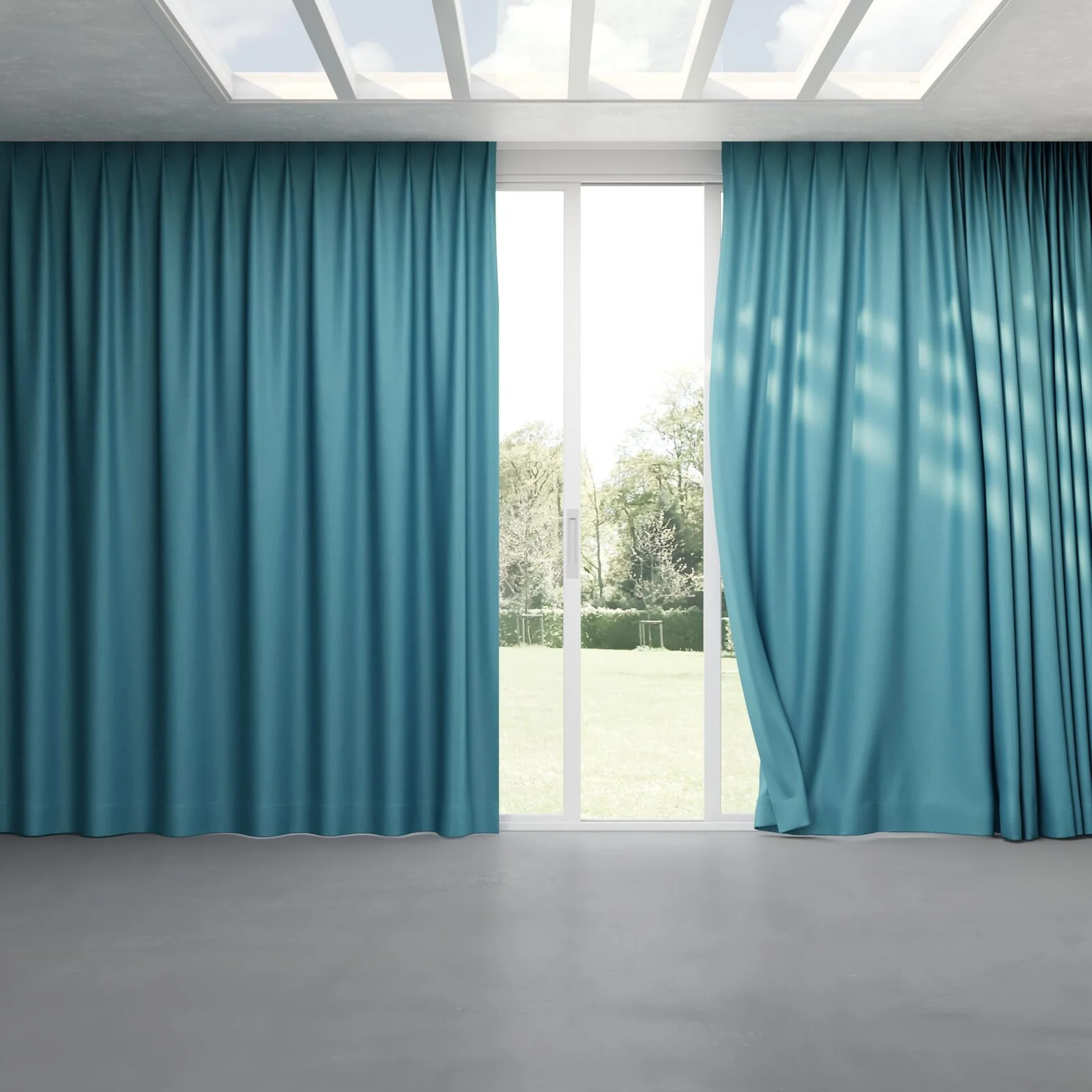 Full view of Grove Spa, pinch pleat
