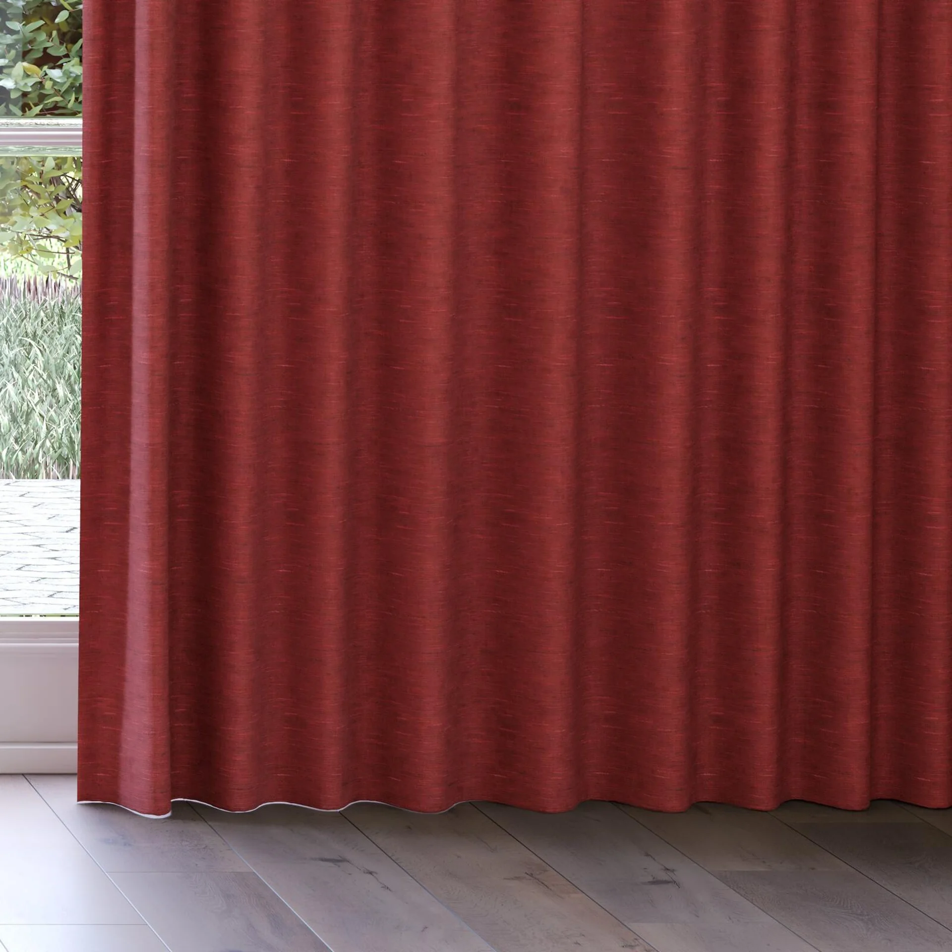 Bottom view of Venus Cardinal, on curtain rail