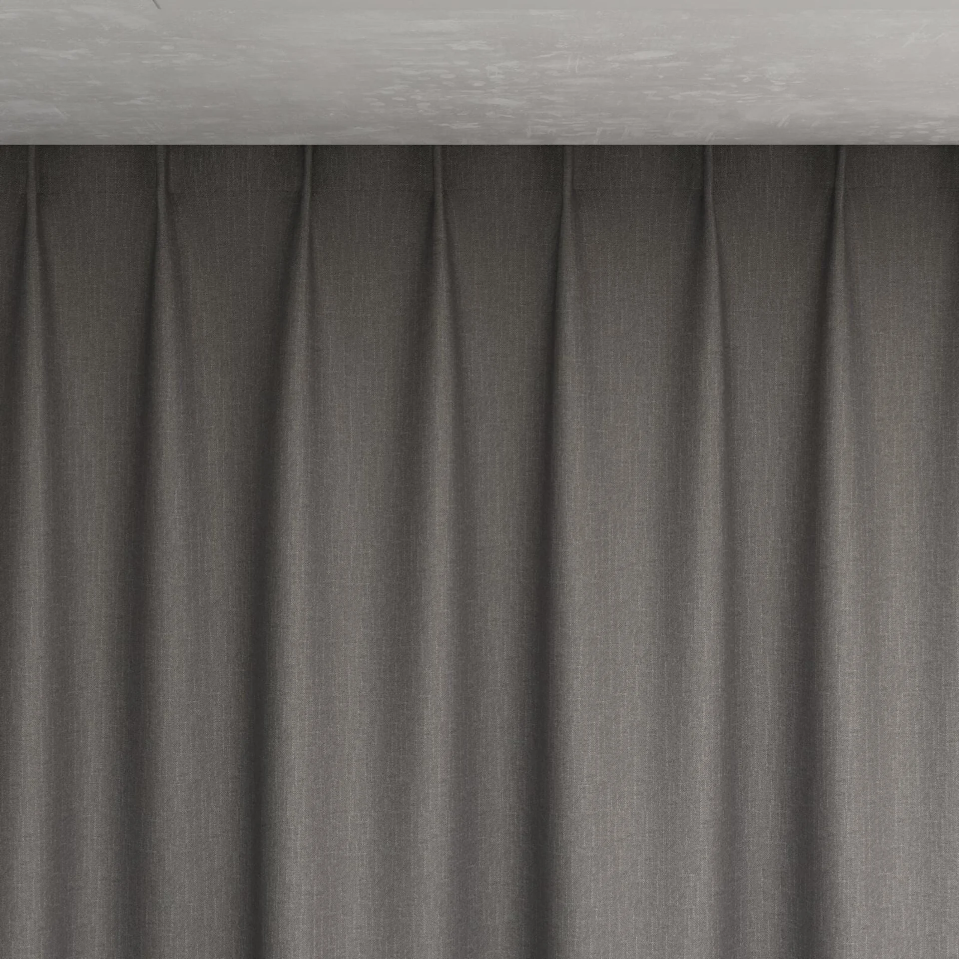 Top view of Excel Elephant, pinch pleat
