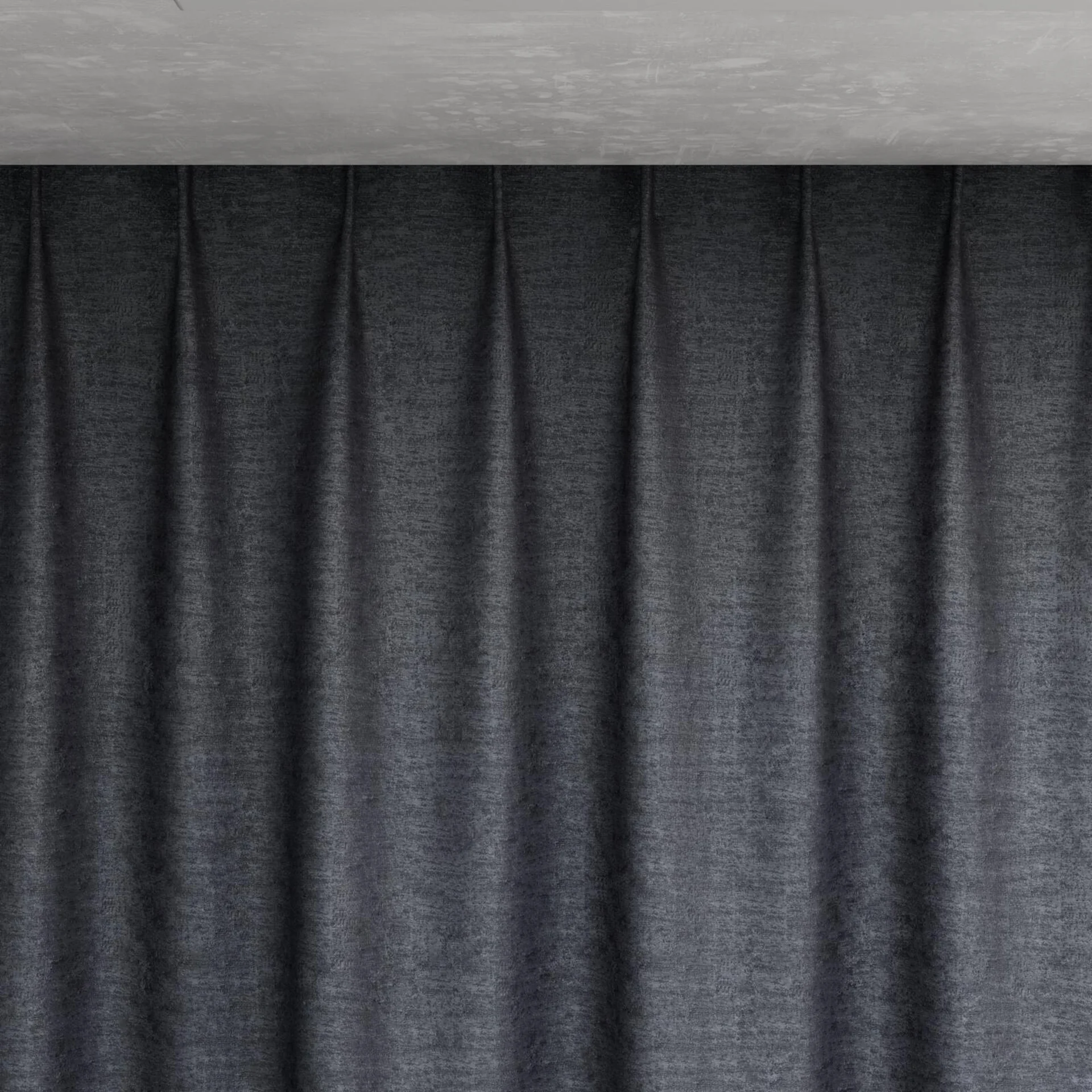 Top view of Hug Navy, pinch pleat