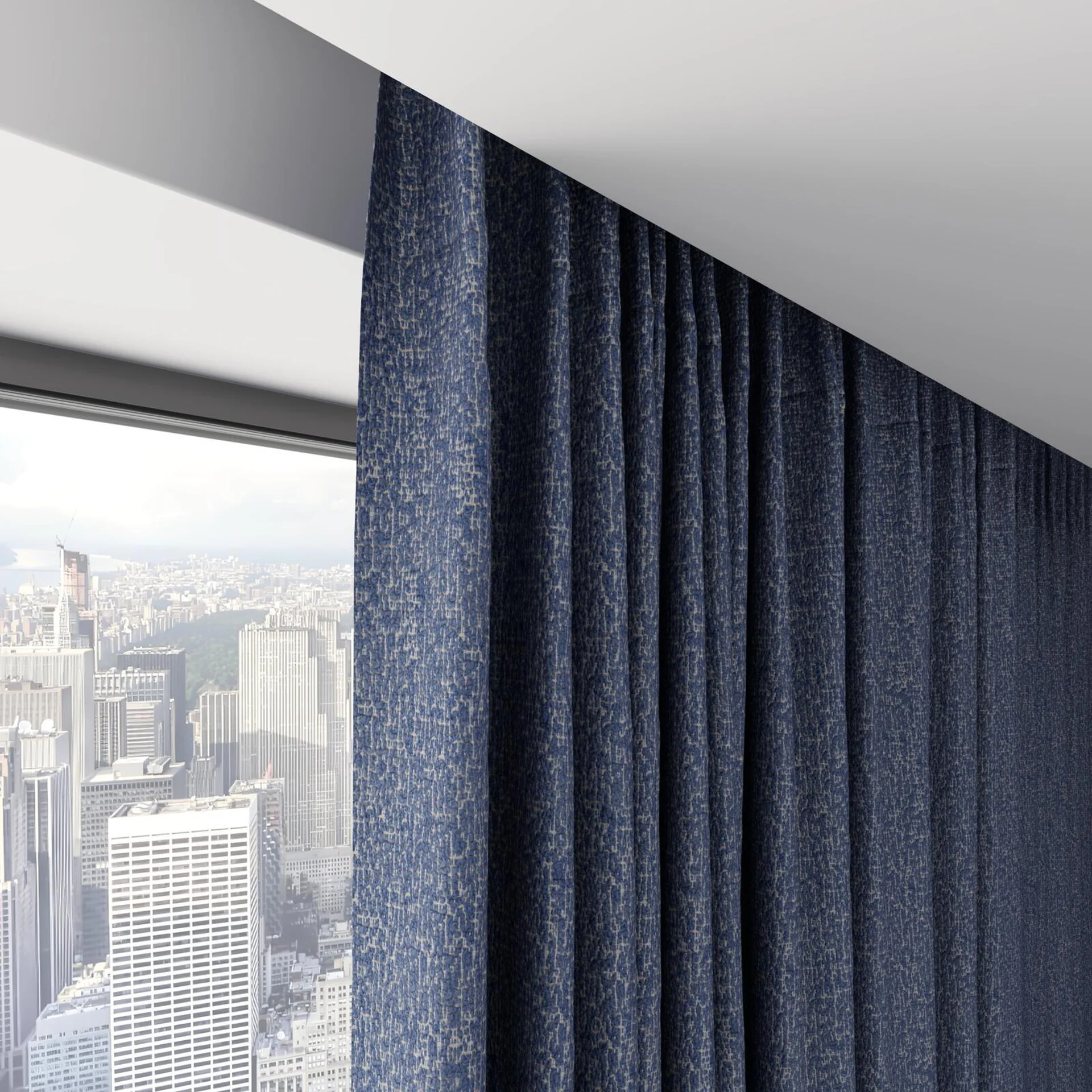 Top view of Sabik Indigo, on hidden rail