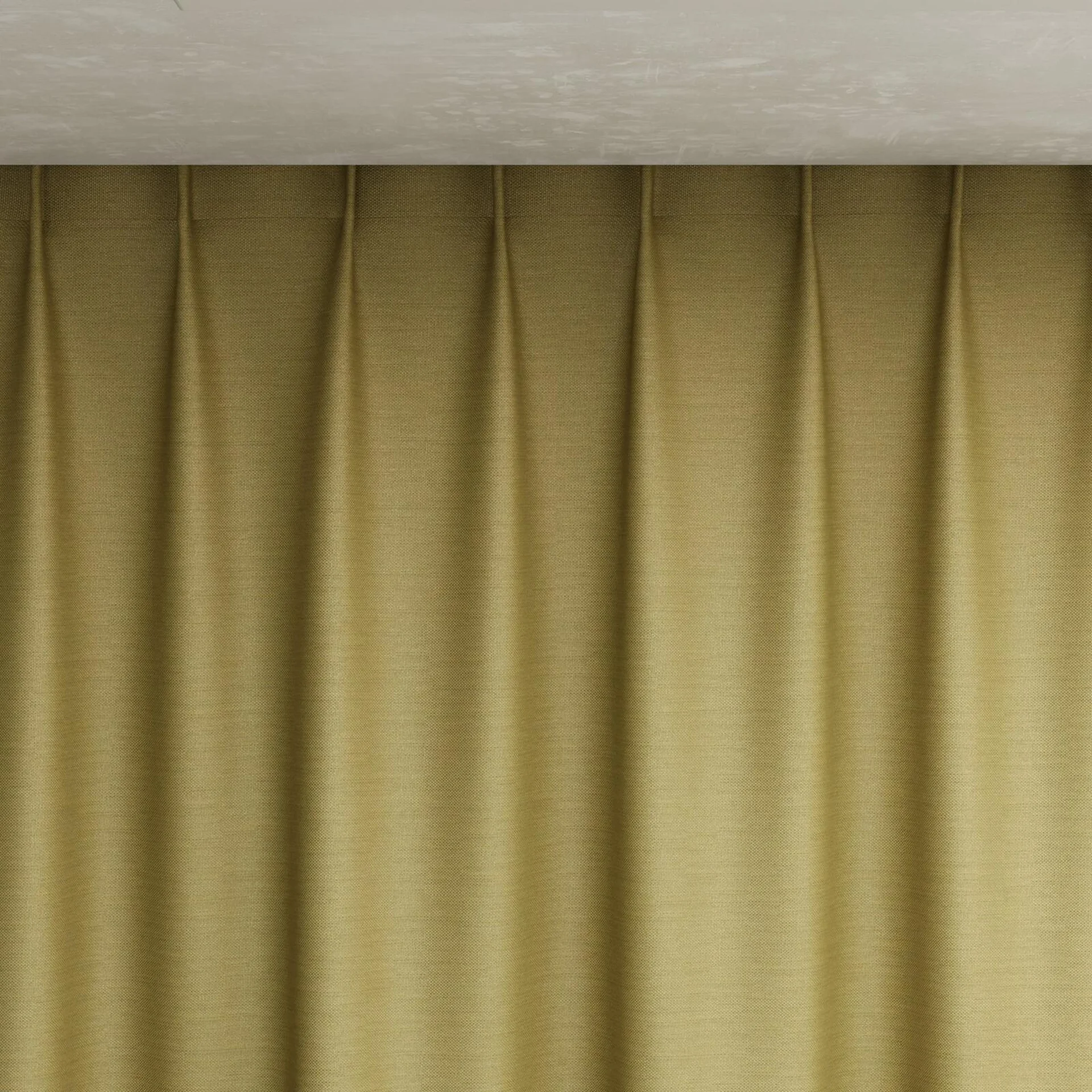 Top view of Re-Juvenate Chartreuse, pinch pleat
