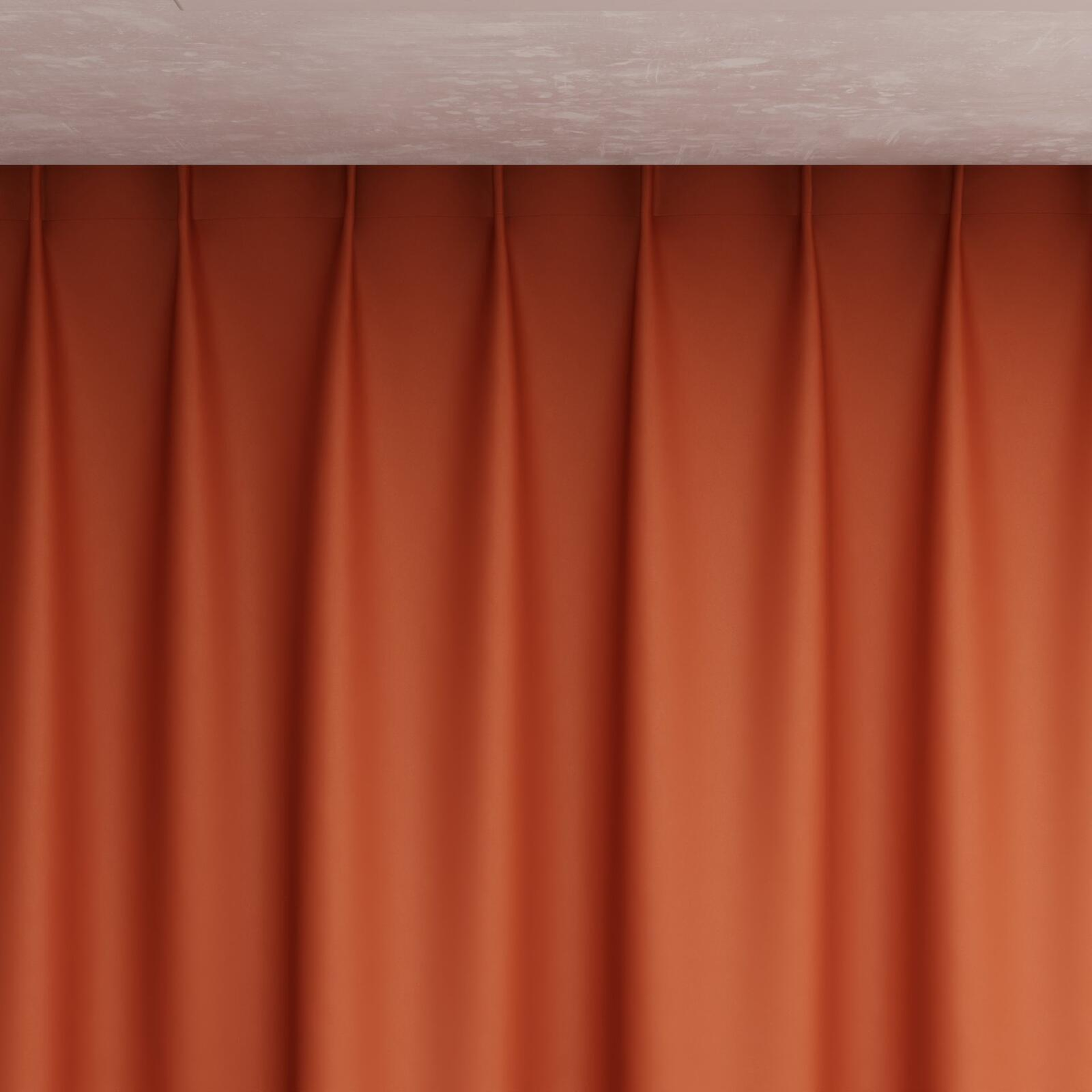 Top view of Blockbuster Sienna, pinch pleat