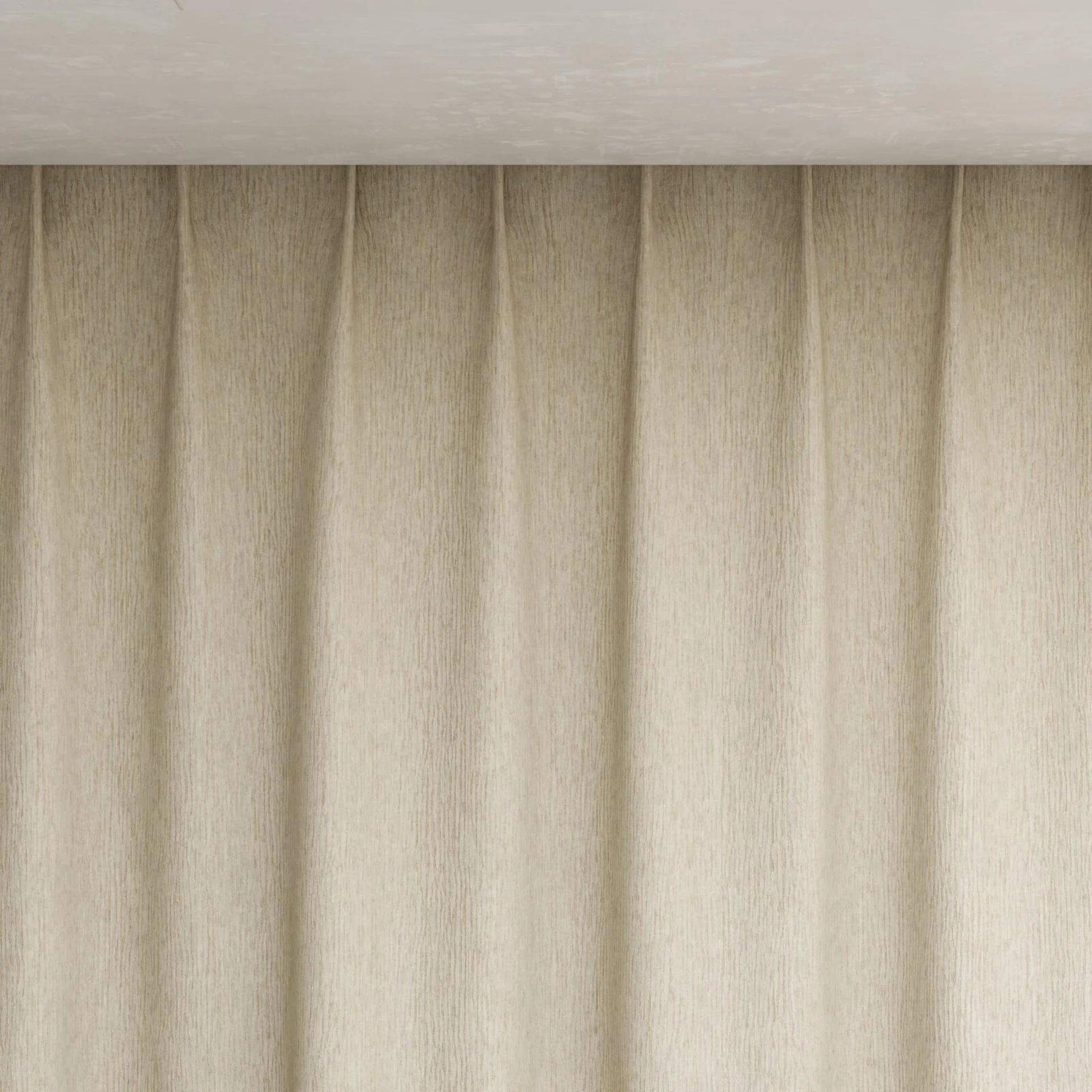 Top view of Corona Dune, pinch pleat