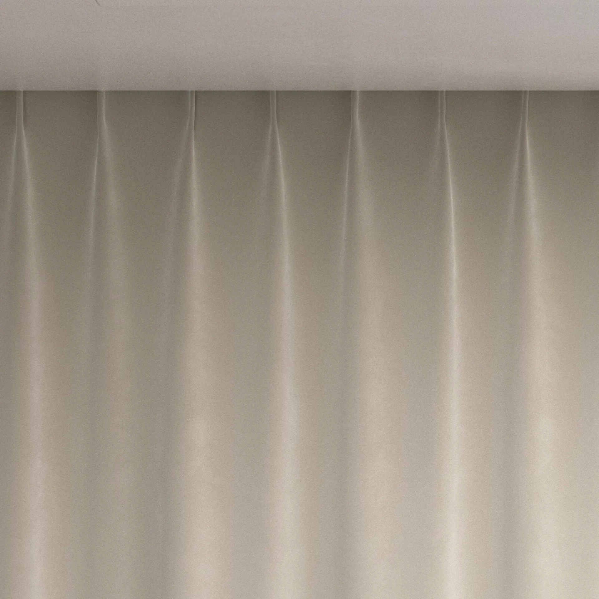 Top view of Verbier Marshmallow, pinch pleat