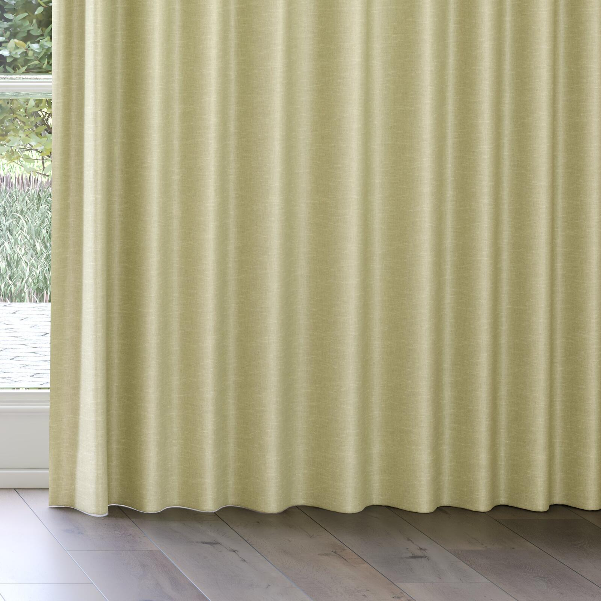 Bottom view of Tonto Tea, on curtain rail