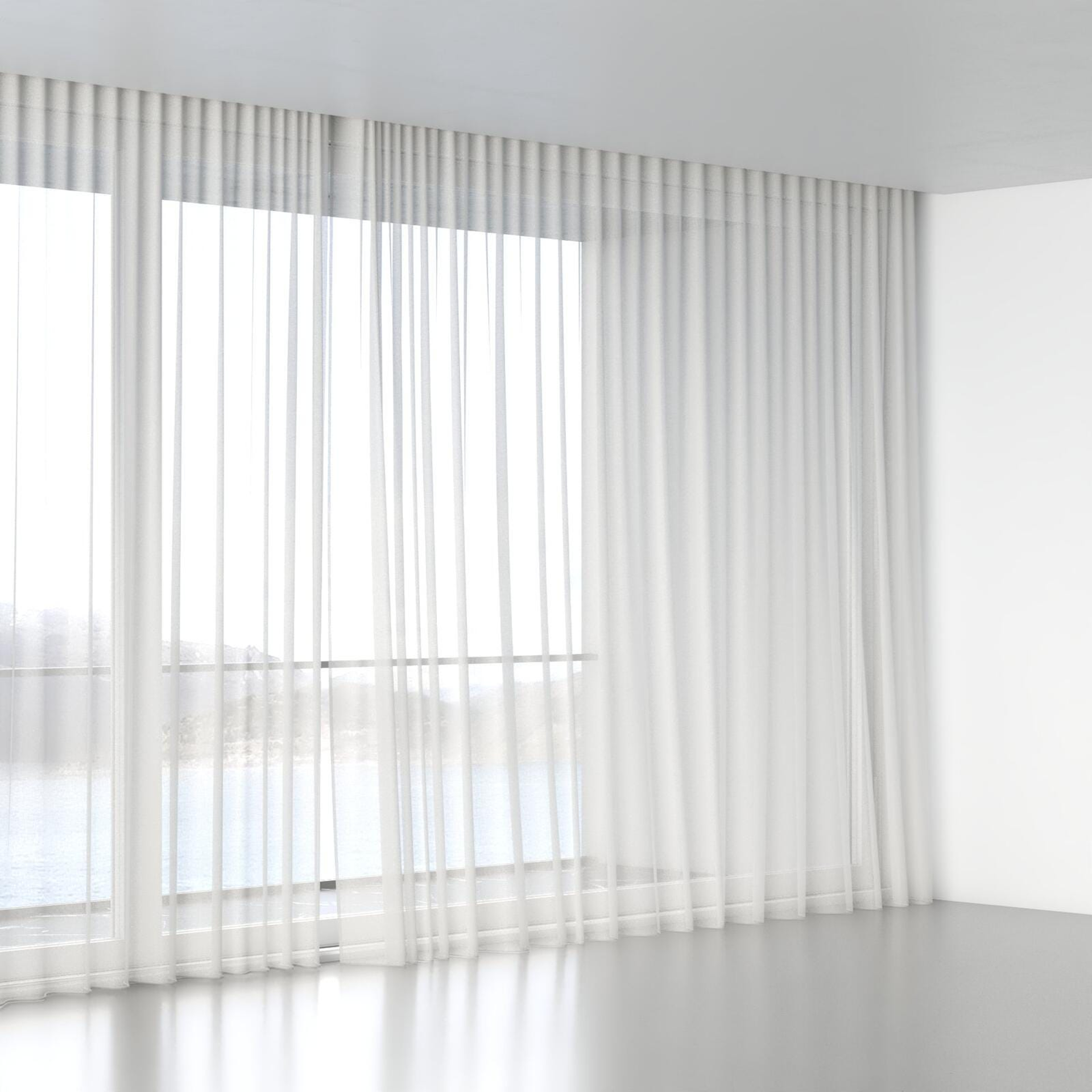 Full view of Wategos Oyster, wave pleat