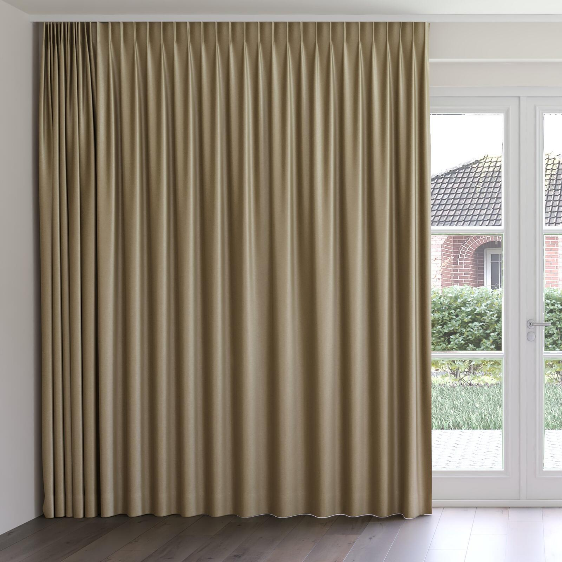 Front view of Recharge Granola, on curtain rail
