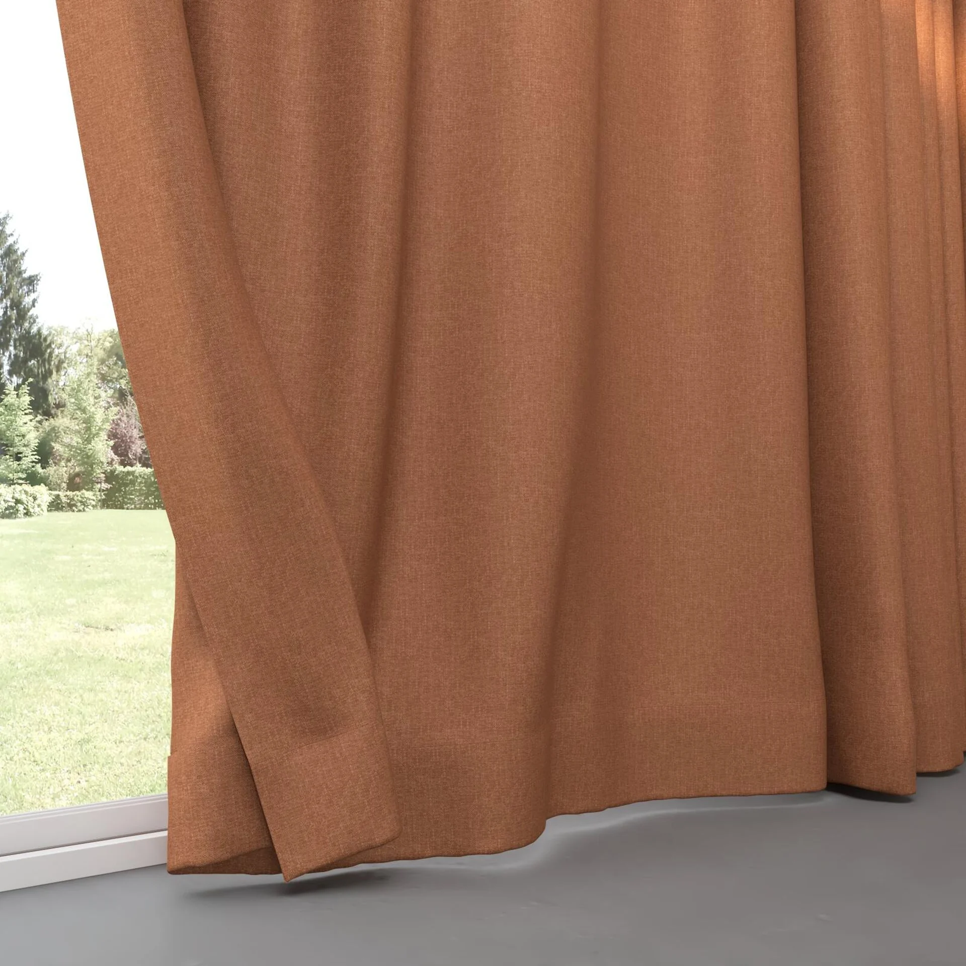 Bottom view of Excel Terra, pinch pleat