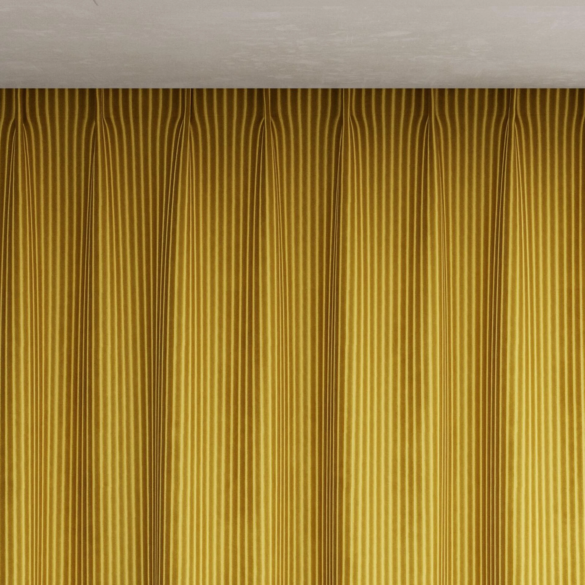 Top view of Embrace Medal, pinch pleat