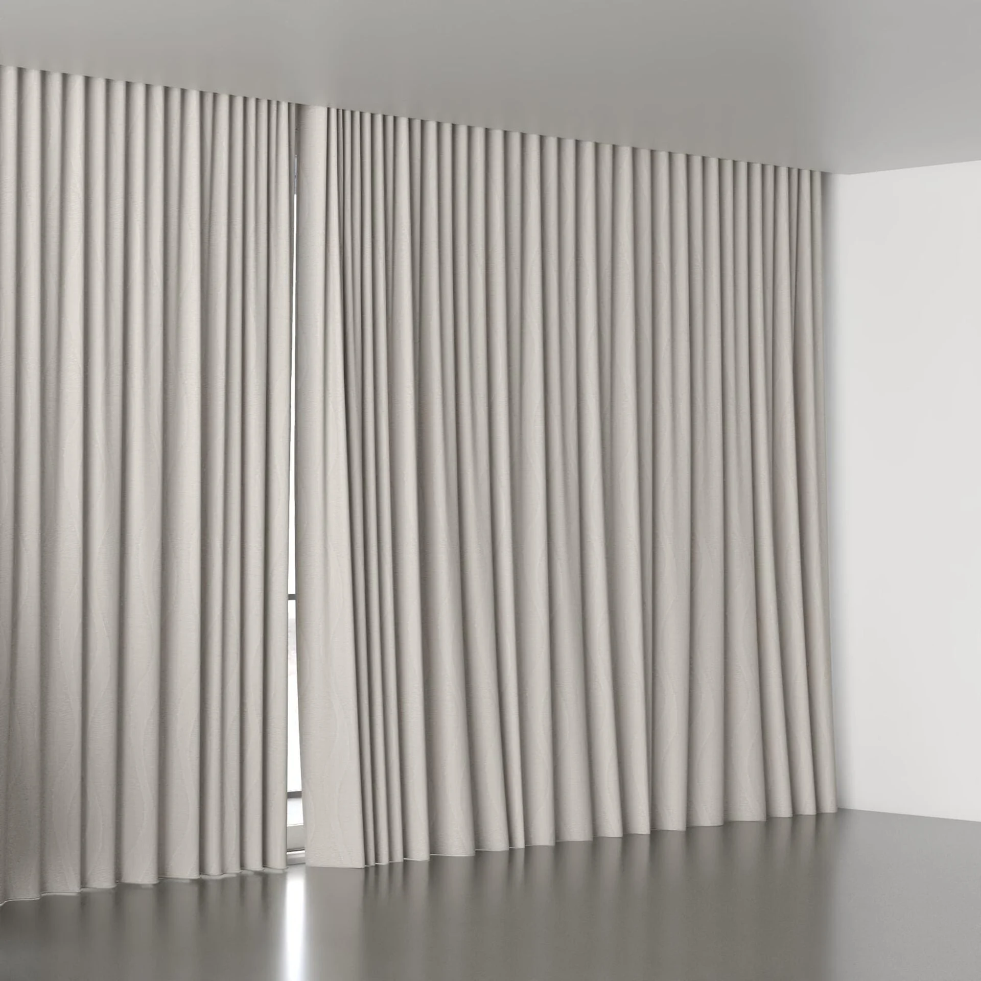 Full view of Paramount Paramount Natural, wave pleat