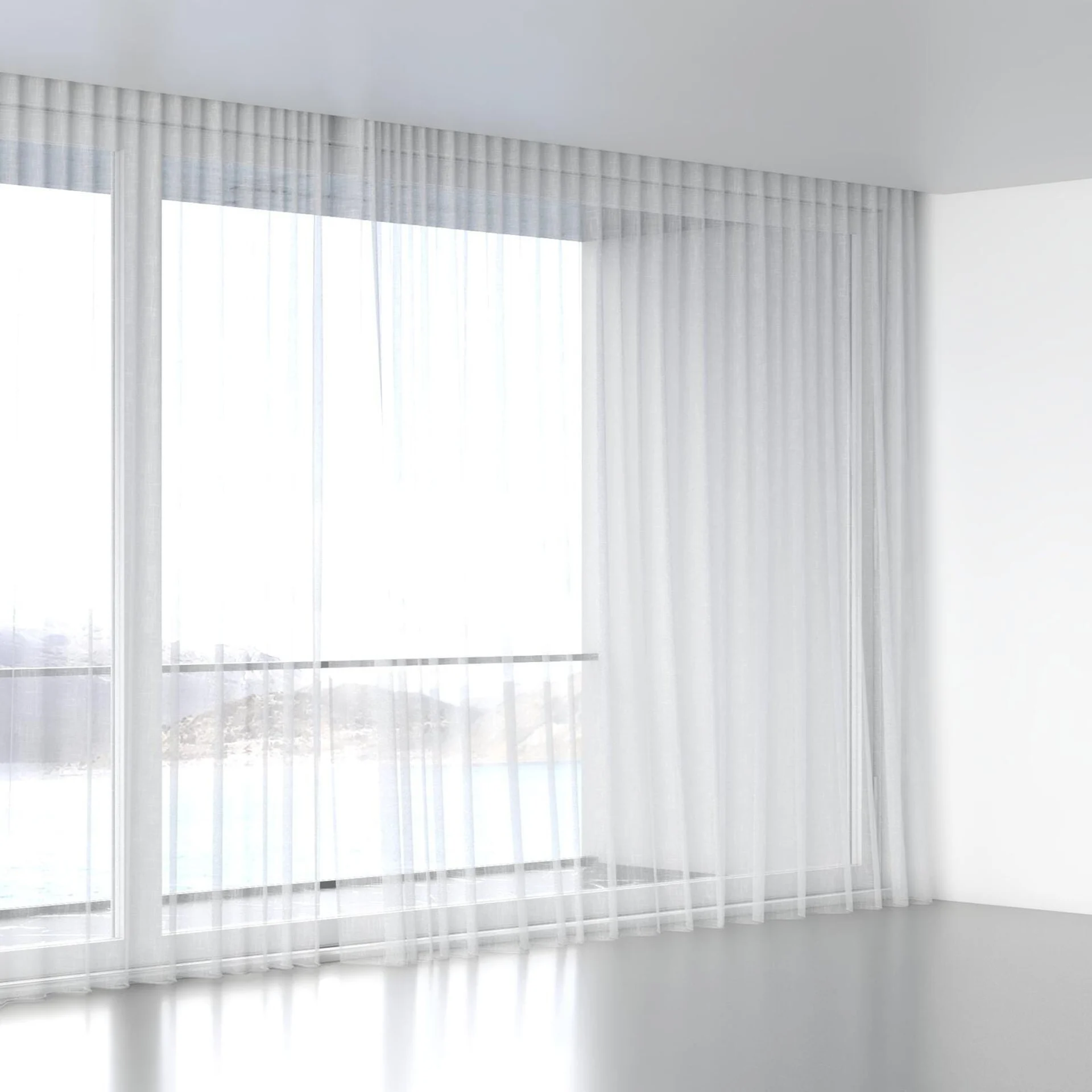 Full view of Attica Snow, wave pleat