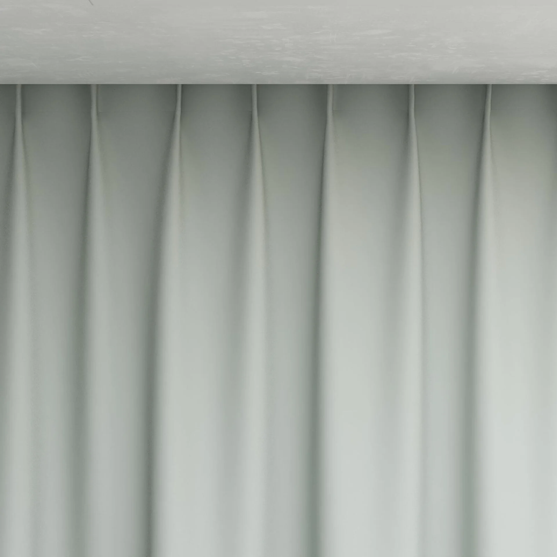 Top view of Quantum FR Seafoam, pinch pleat
