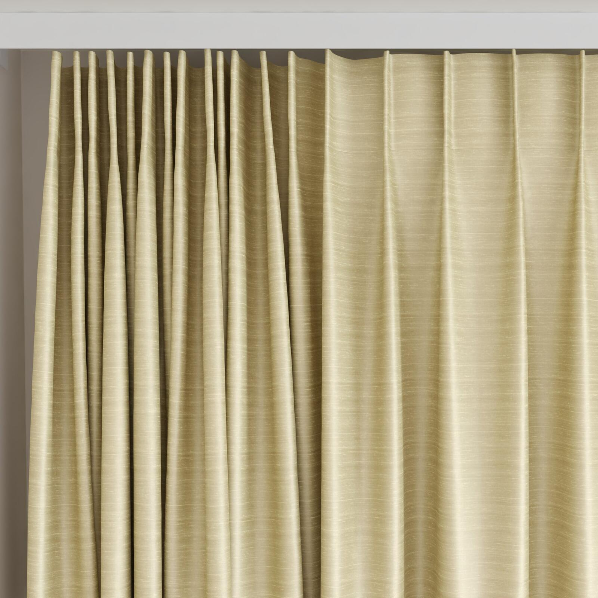 Top view of Silky Butterfly, on curtain rail