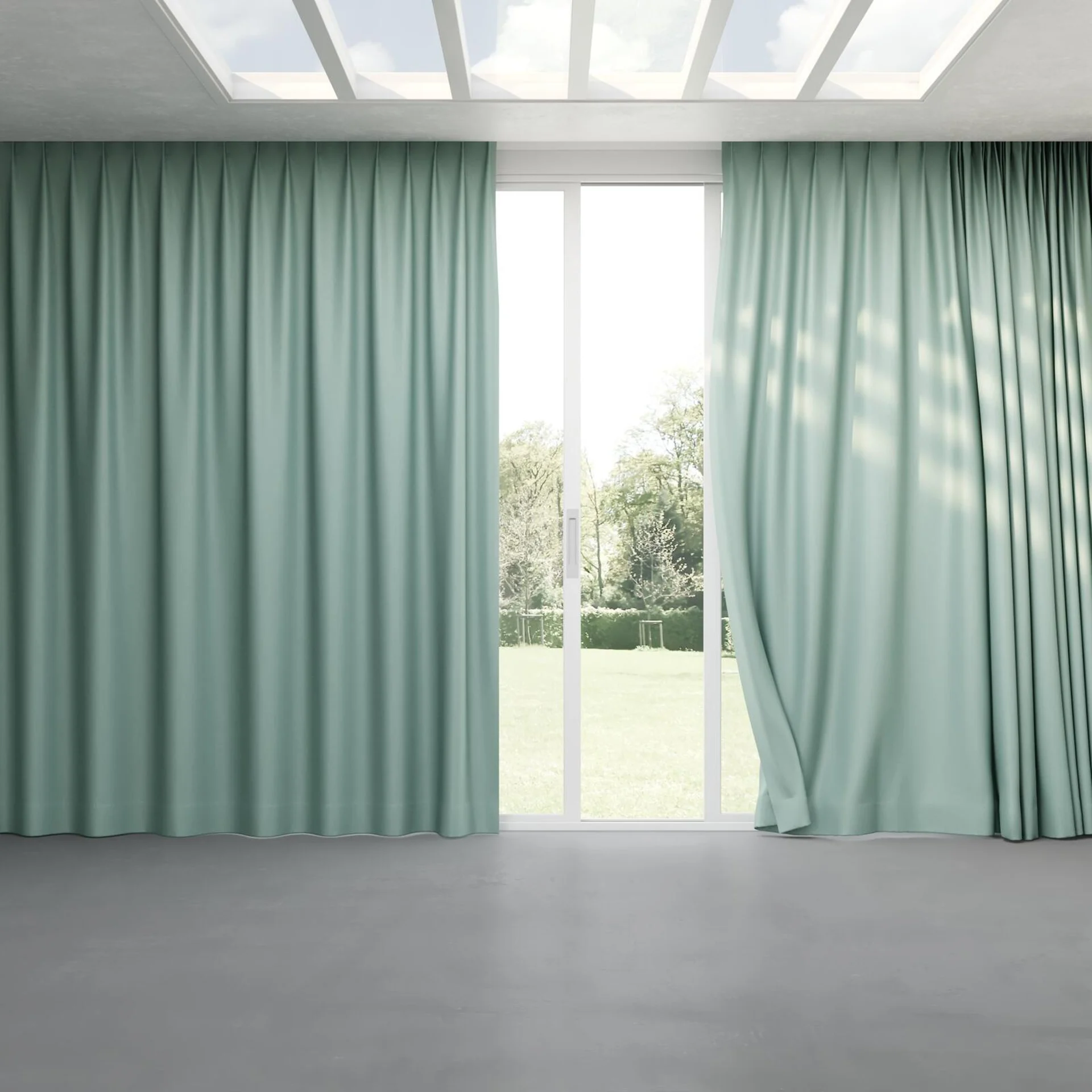 Full view of Naturama Spa, pinch pleat