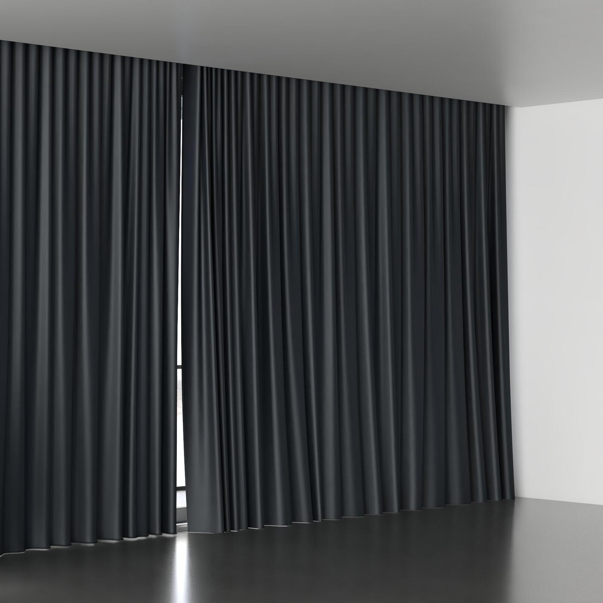 Full view of Optima Onyx, wave pleat