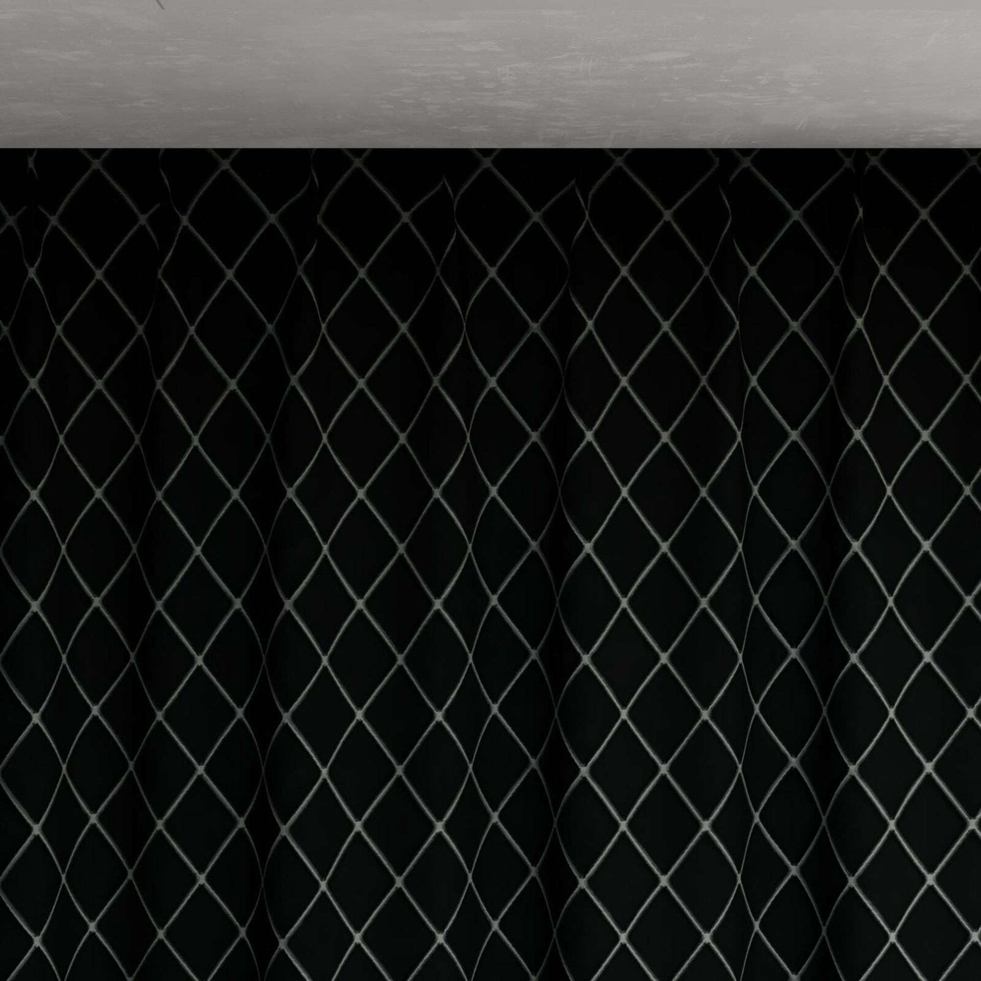 Top view of Pantheon Graphite, pinch pleat