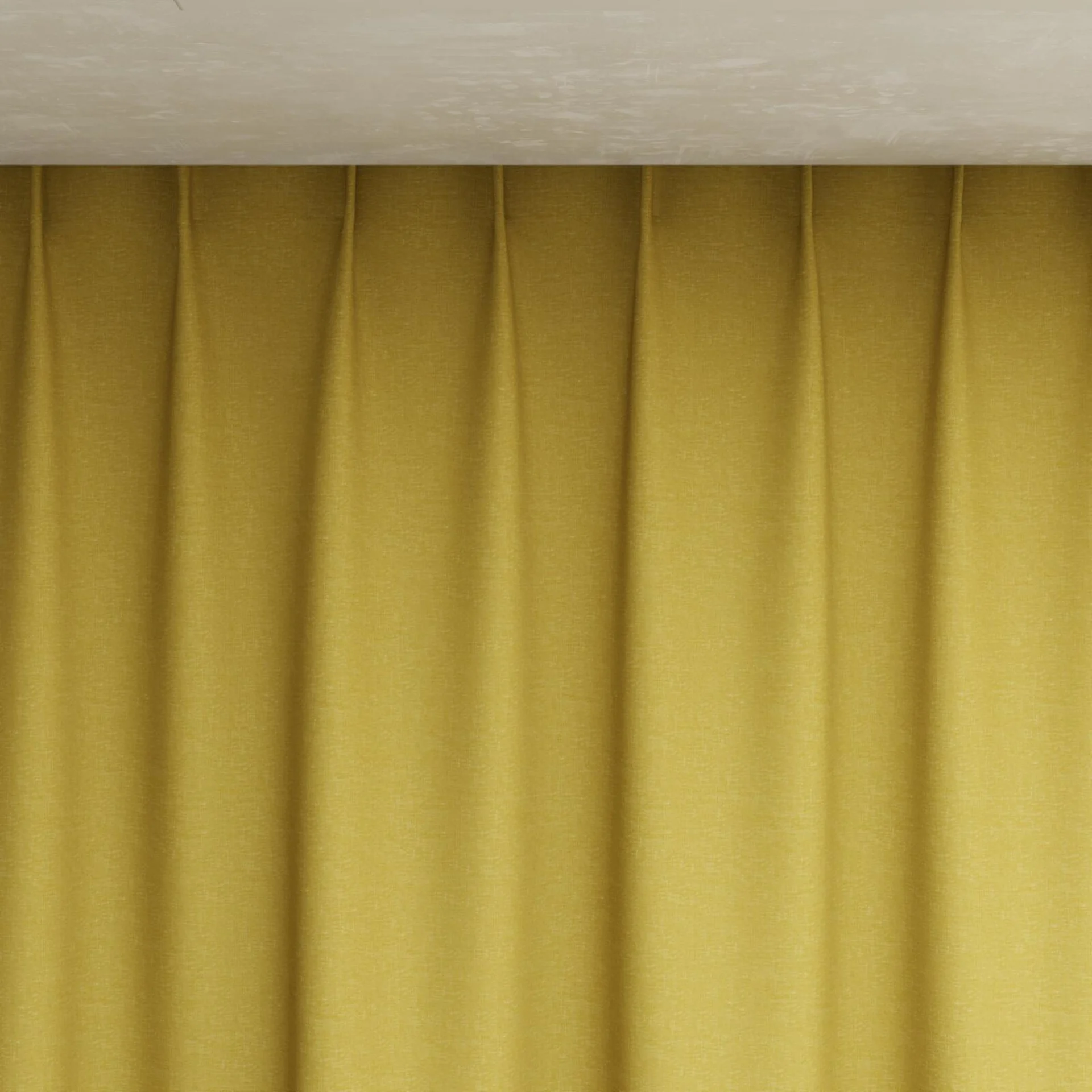 Top view of Coverlet Straw, pinch pleat