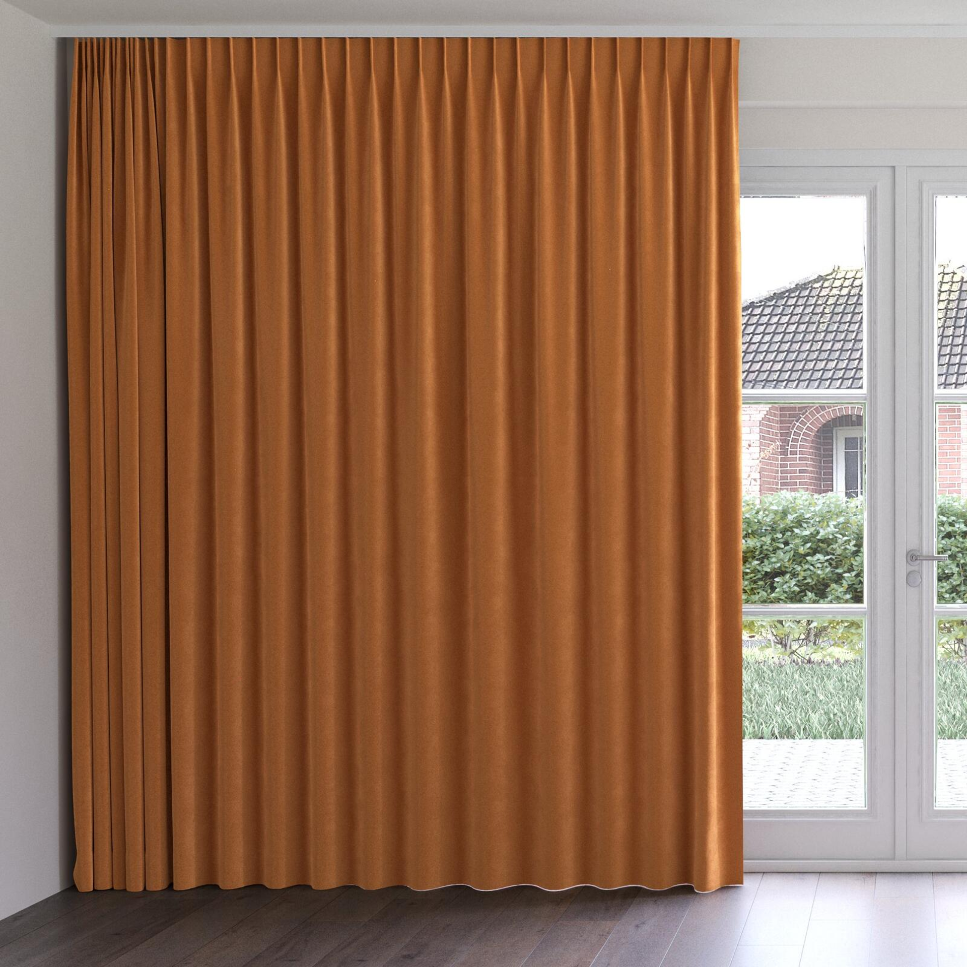Front view of Verbier Terra, on curtain rail