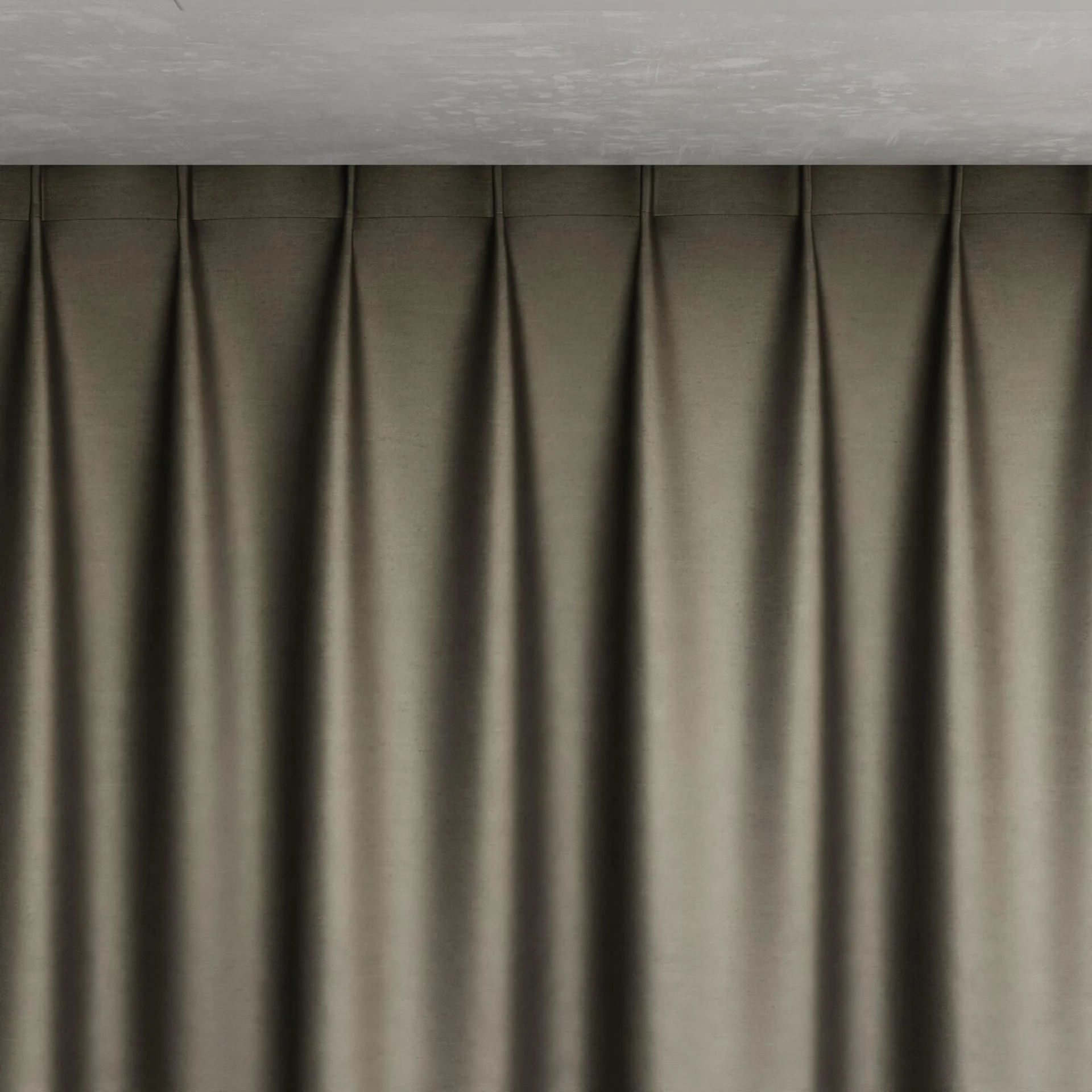 Top view of Mont Blanc Antique, pinch pleat