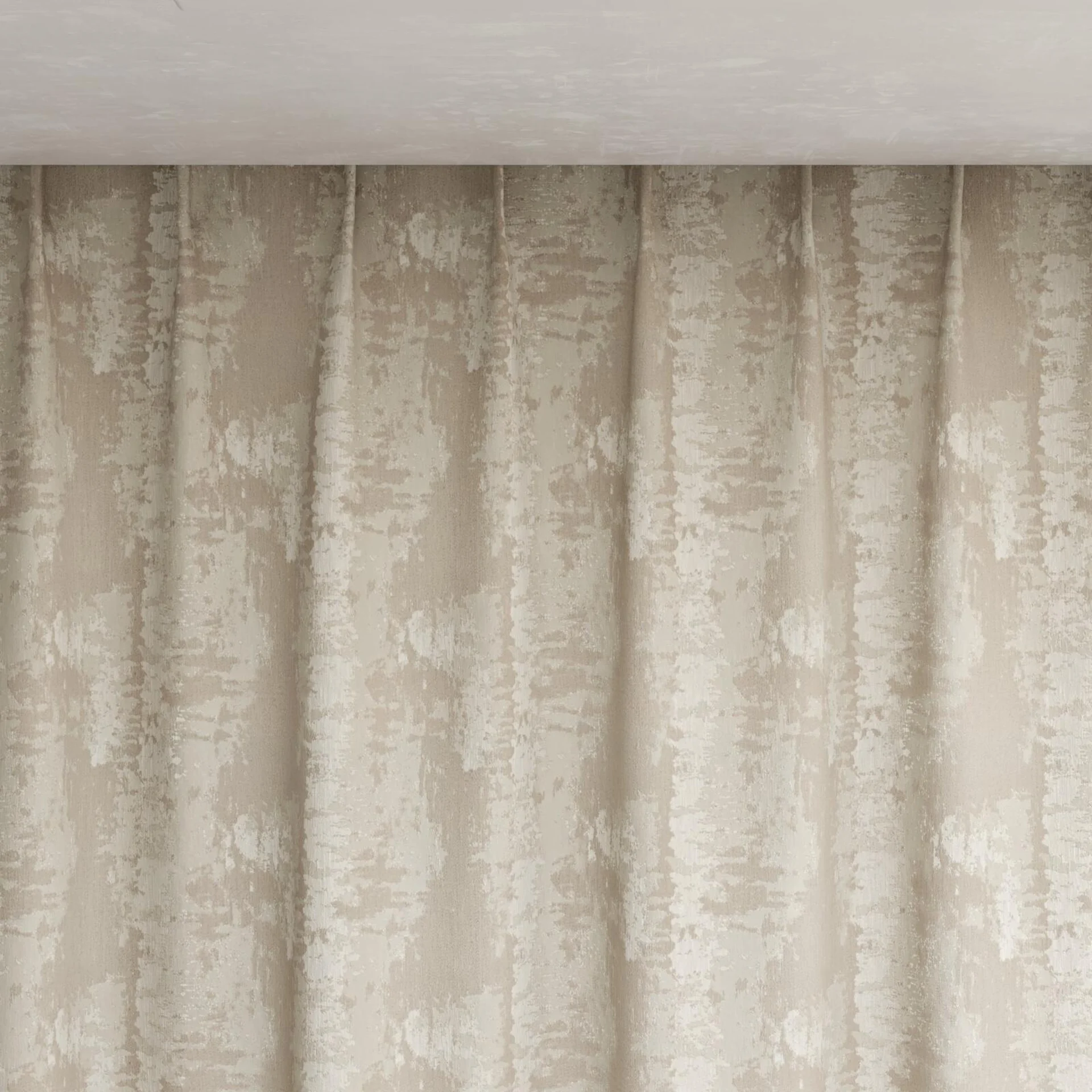 Top view of Lassen Sesame, pinch pleat