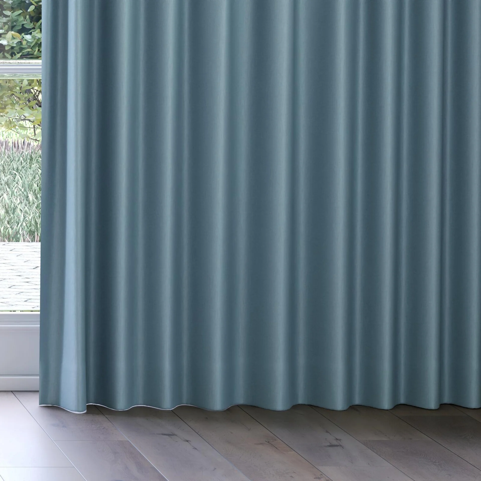Bottom view of Naturama River, on curtain rail
