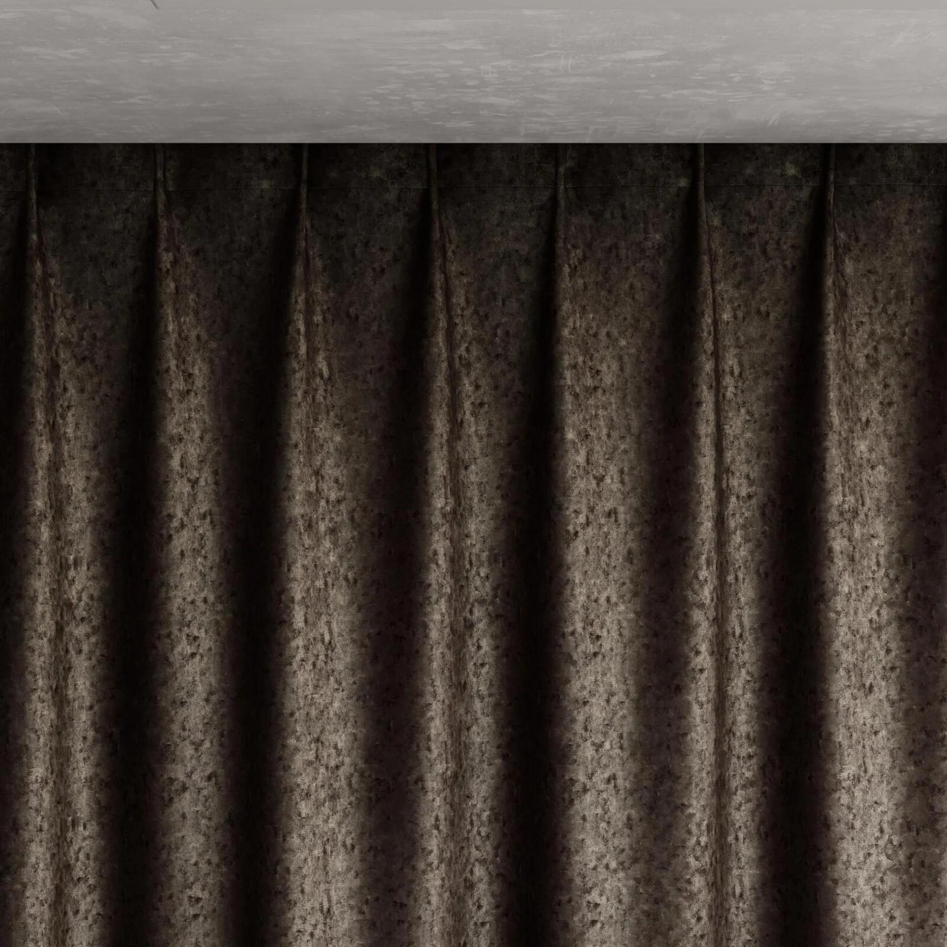 Top view of Opera Fossil, pinch pleat