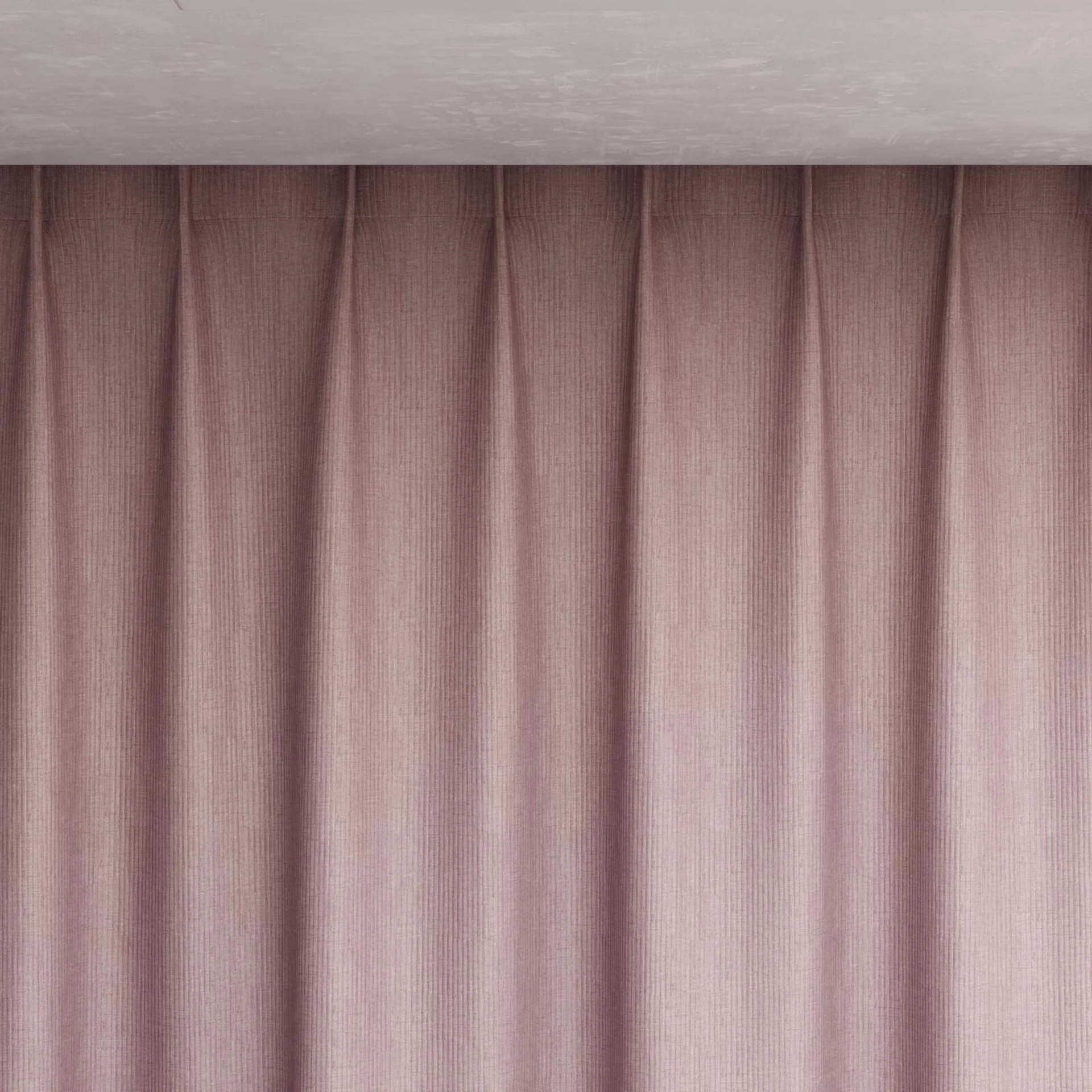 Top view of Hombre Petal, pinch pleat