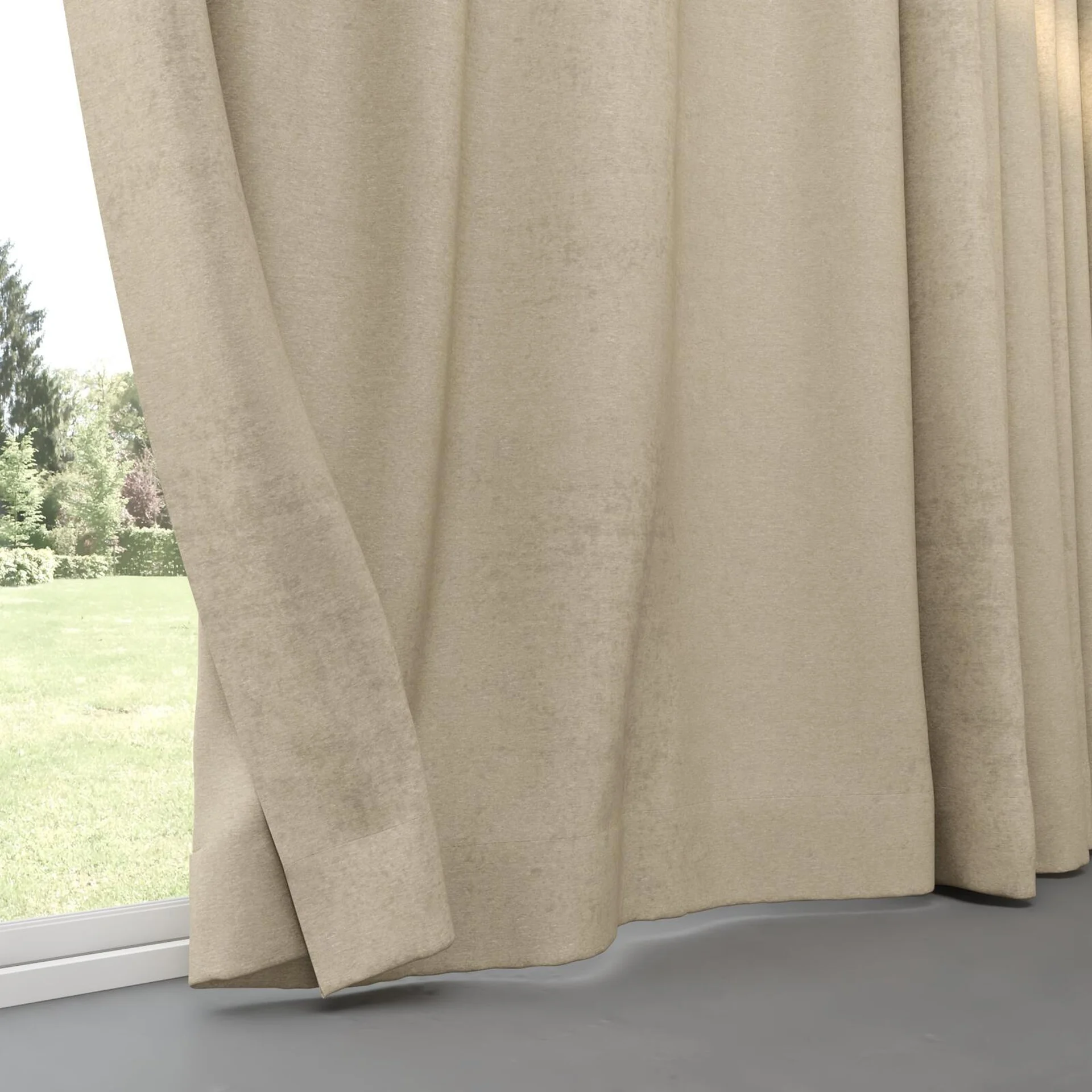 Bottom view of Lambada Topiaca, pinch pleat