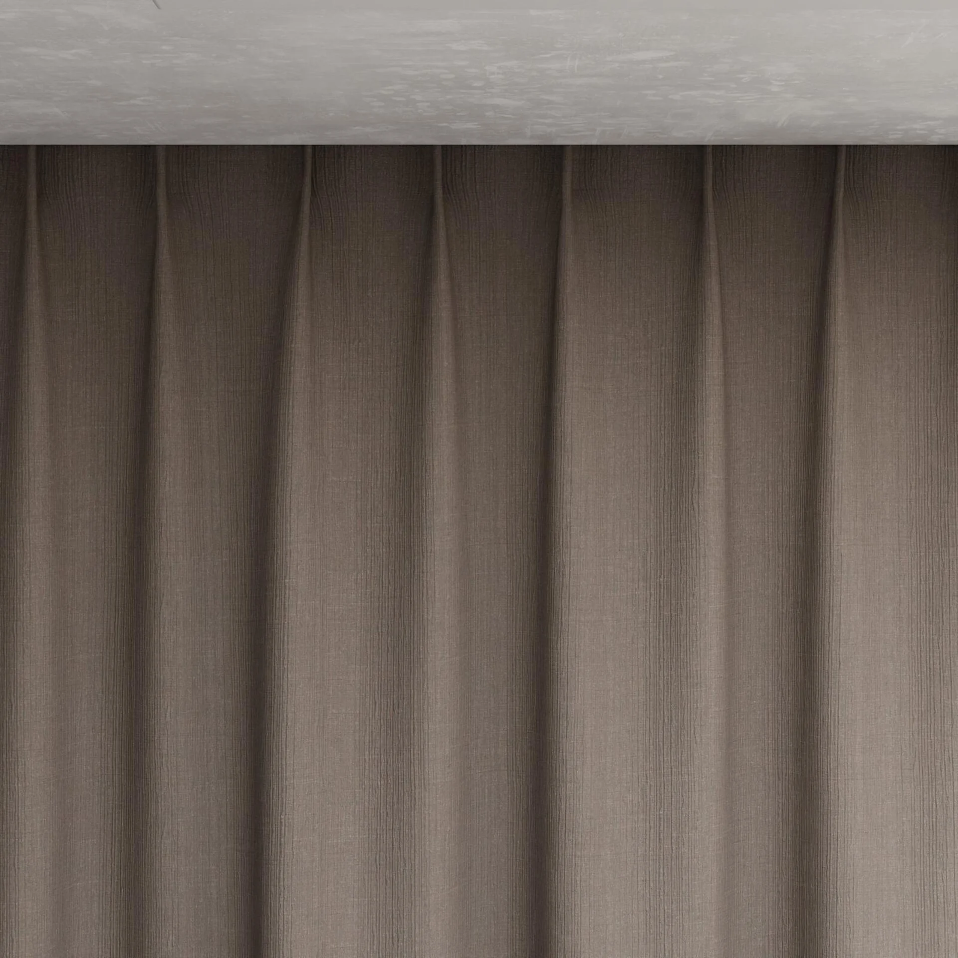 Top view of Northstar Oyster, pinch pleat