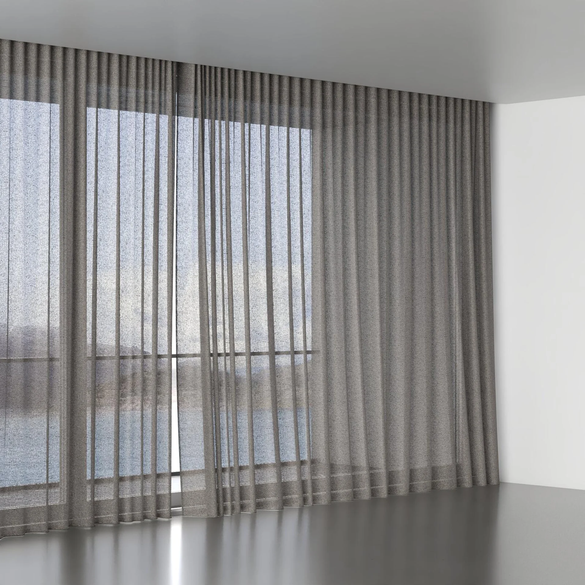 Full view of Tactility Endless, wave pleat