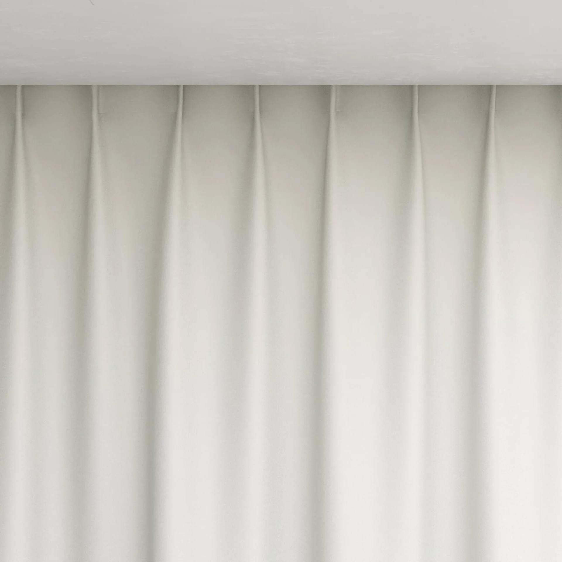 Top view of Eclipse FR Blackout Pearl, pinch pleat