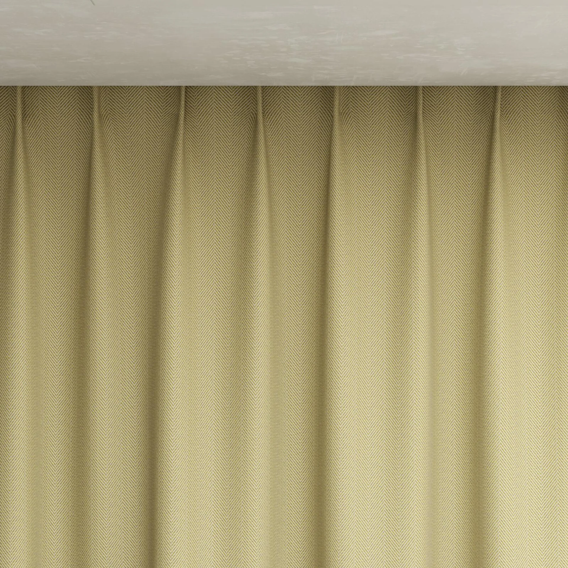 Top view of Trailblazer Pistachio, pinch pleat