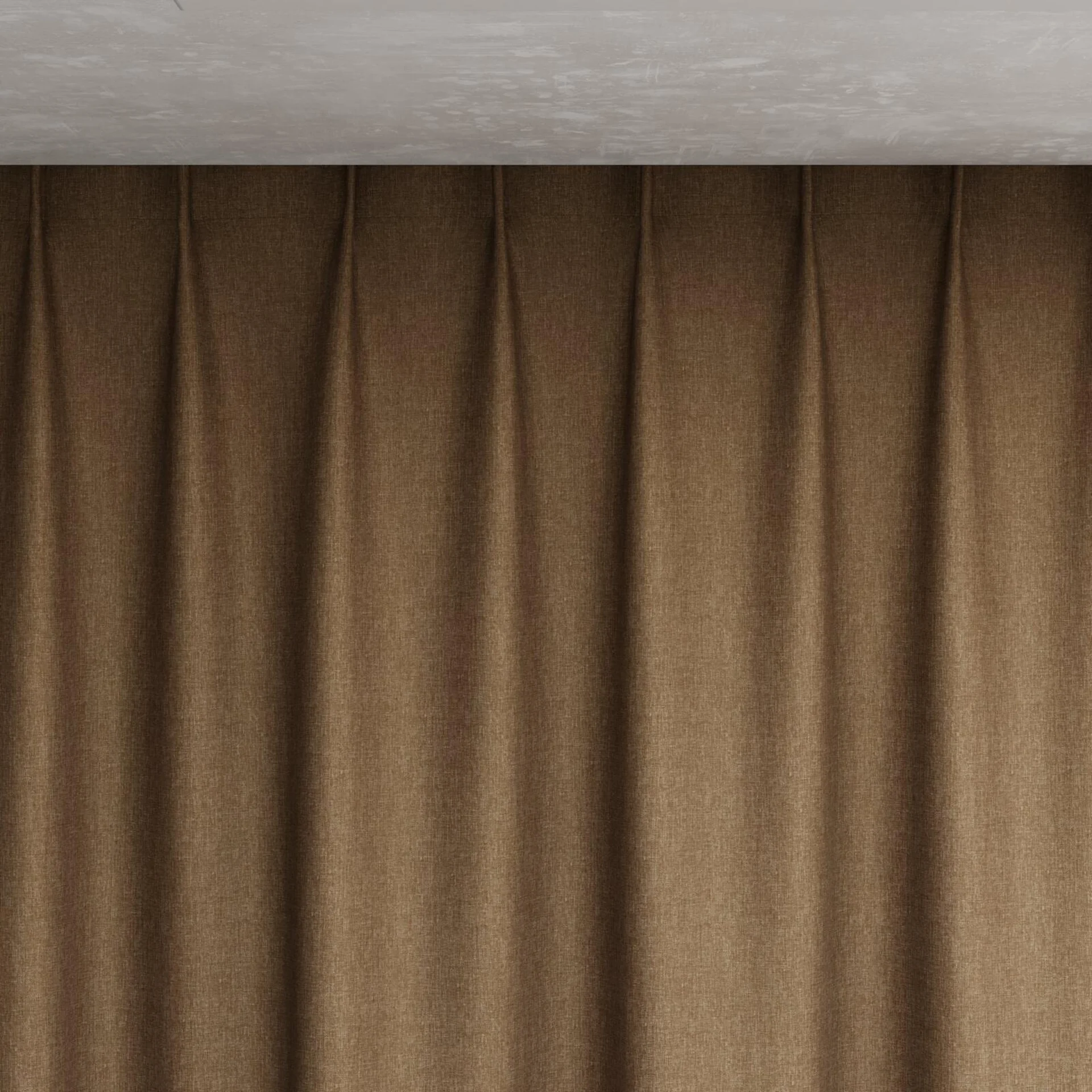 Top view of Kidglove Beaver, pinch pleat
