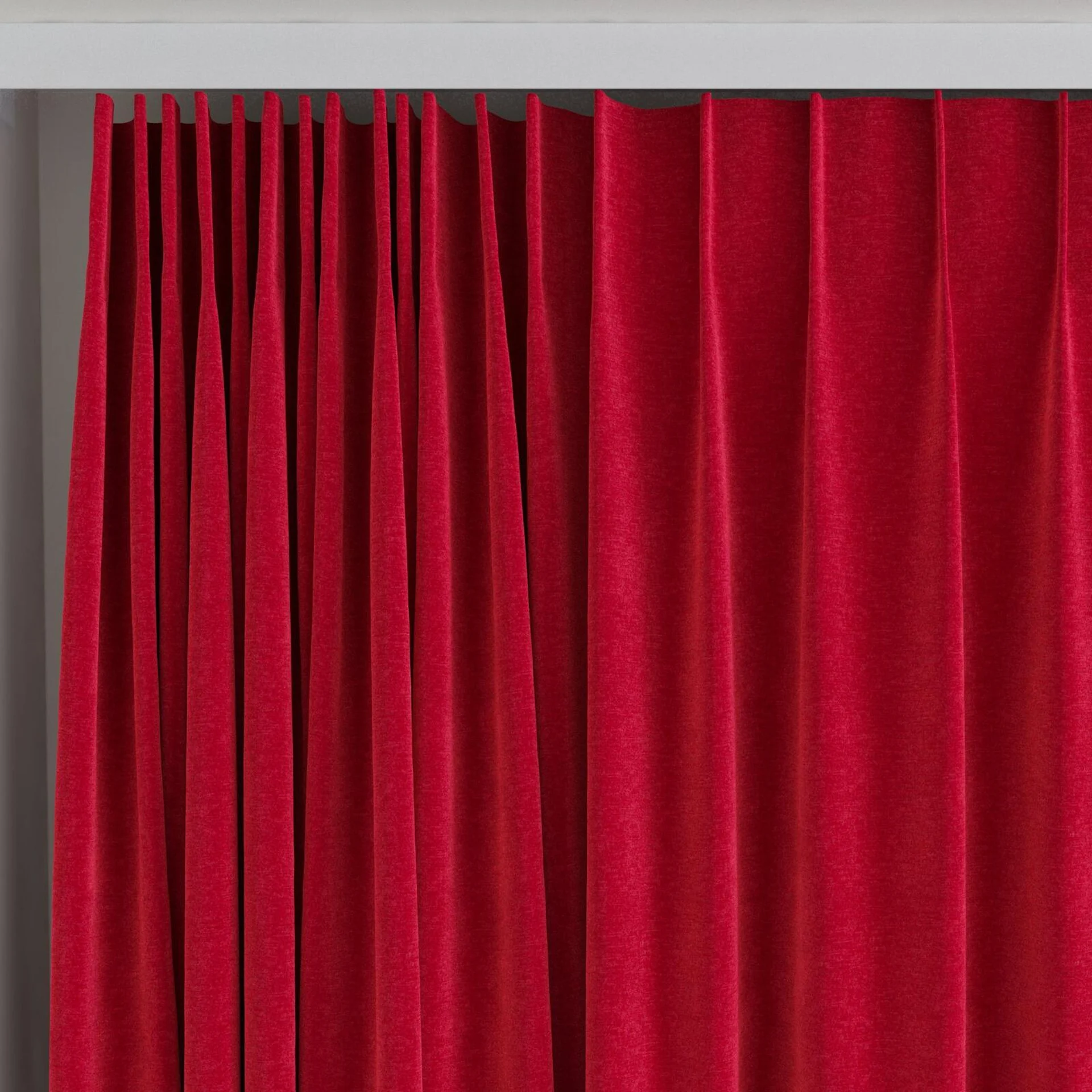 Top view of Geneva Cardinal, on curtain rail