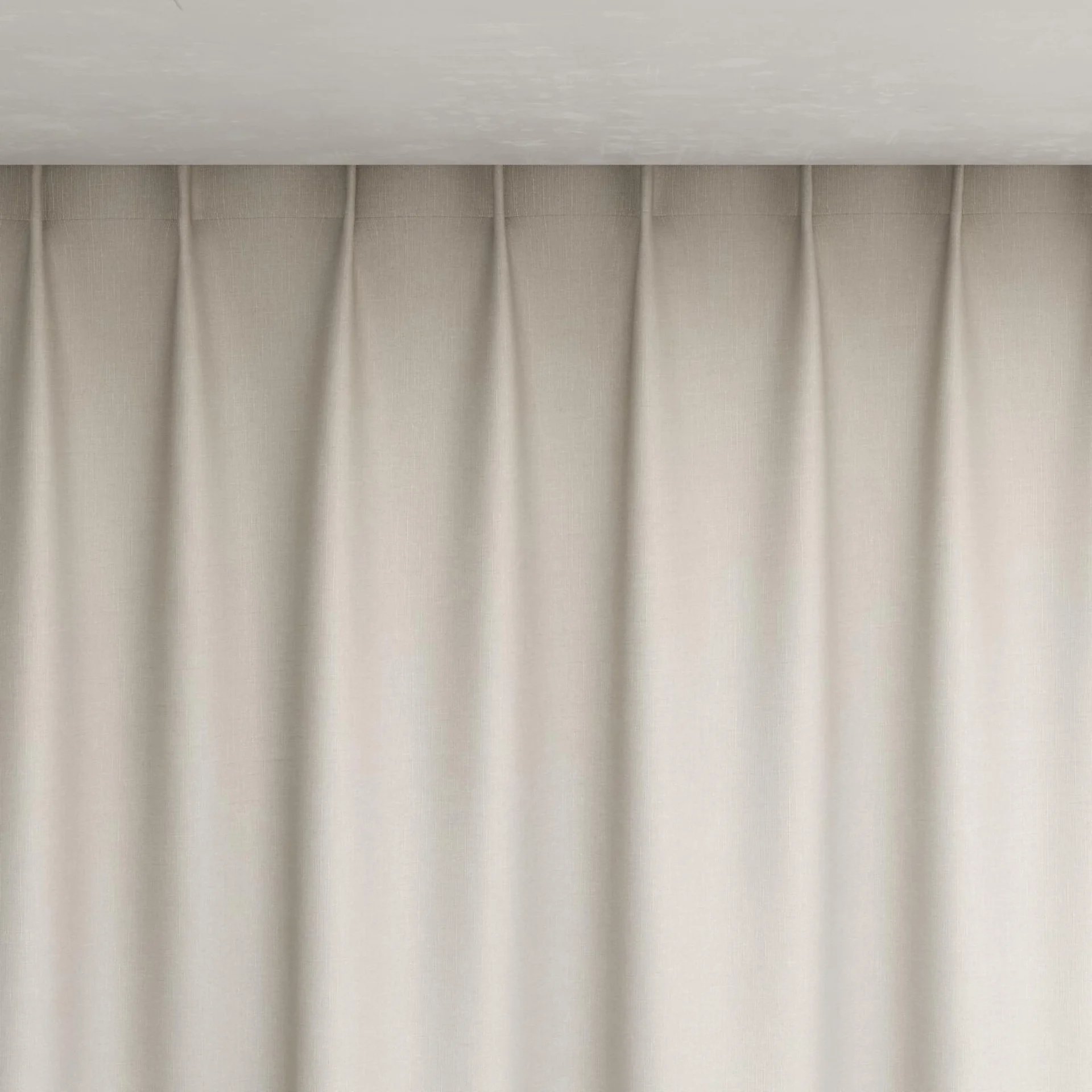 Top view of Bavaria Nougat, pinch pleat