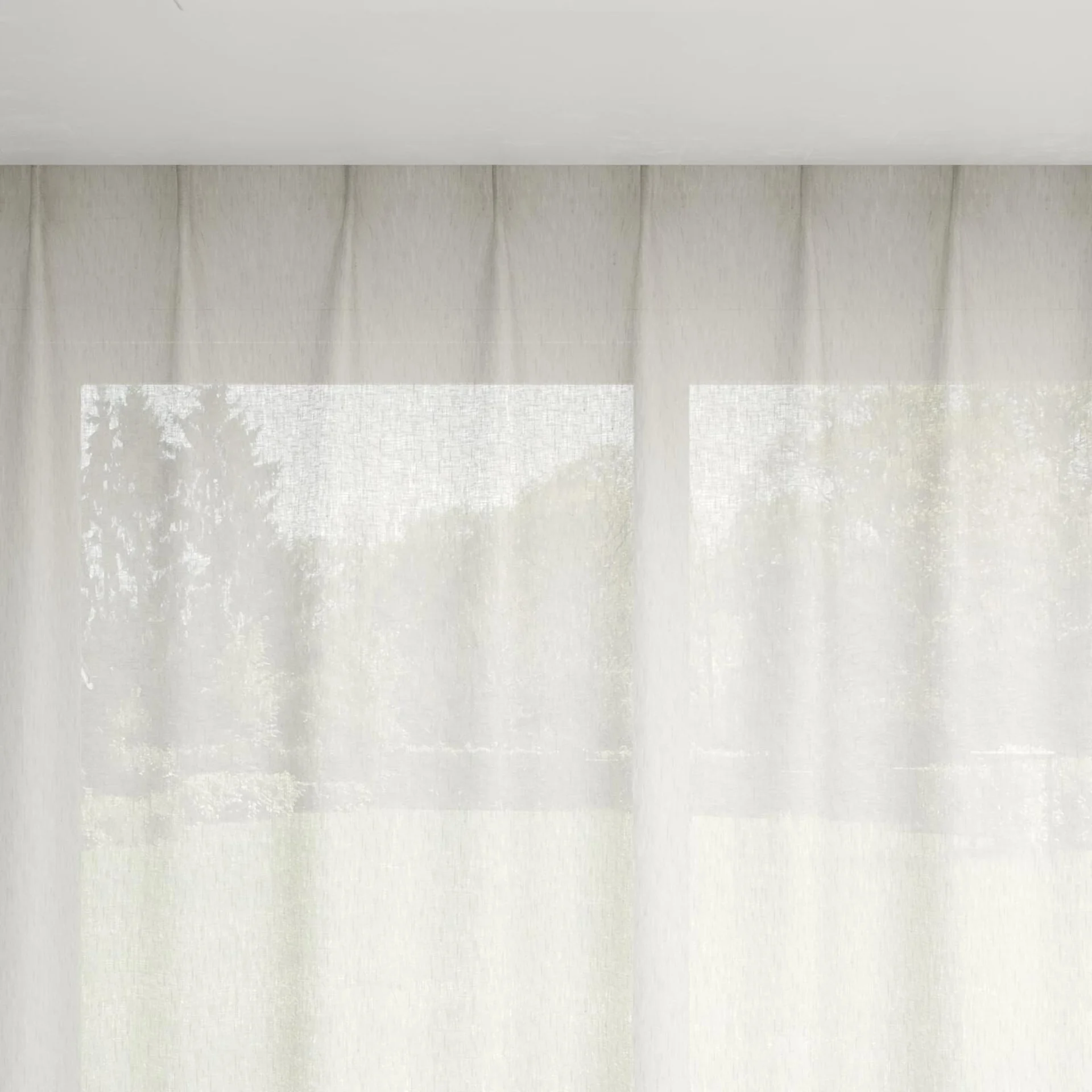 Top view of Kyoto Willow, pinch pleat