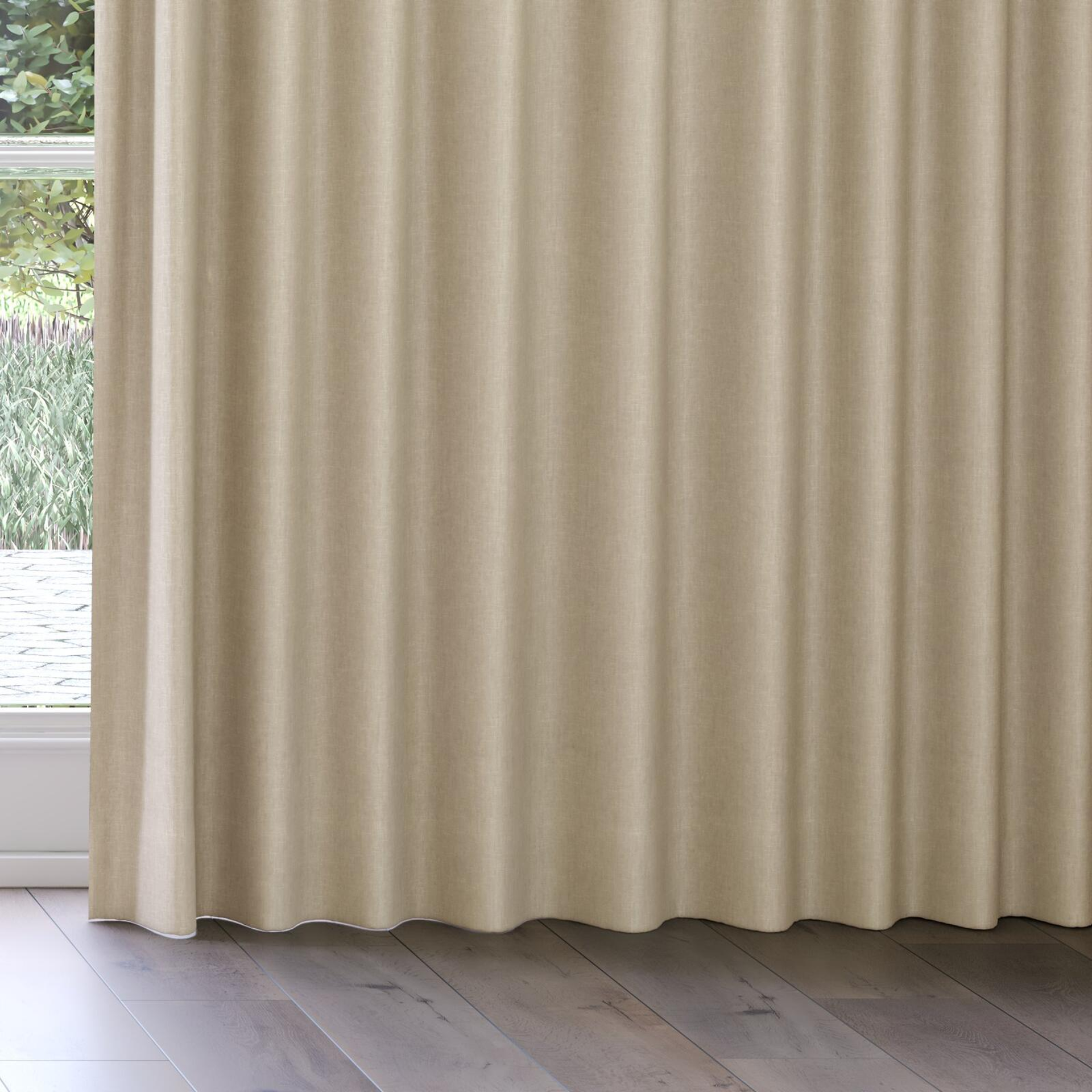 Bottom view of Rover Seagrass, on curtain rail