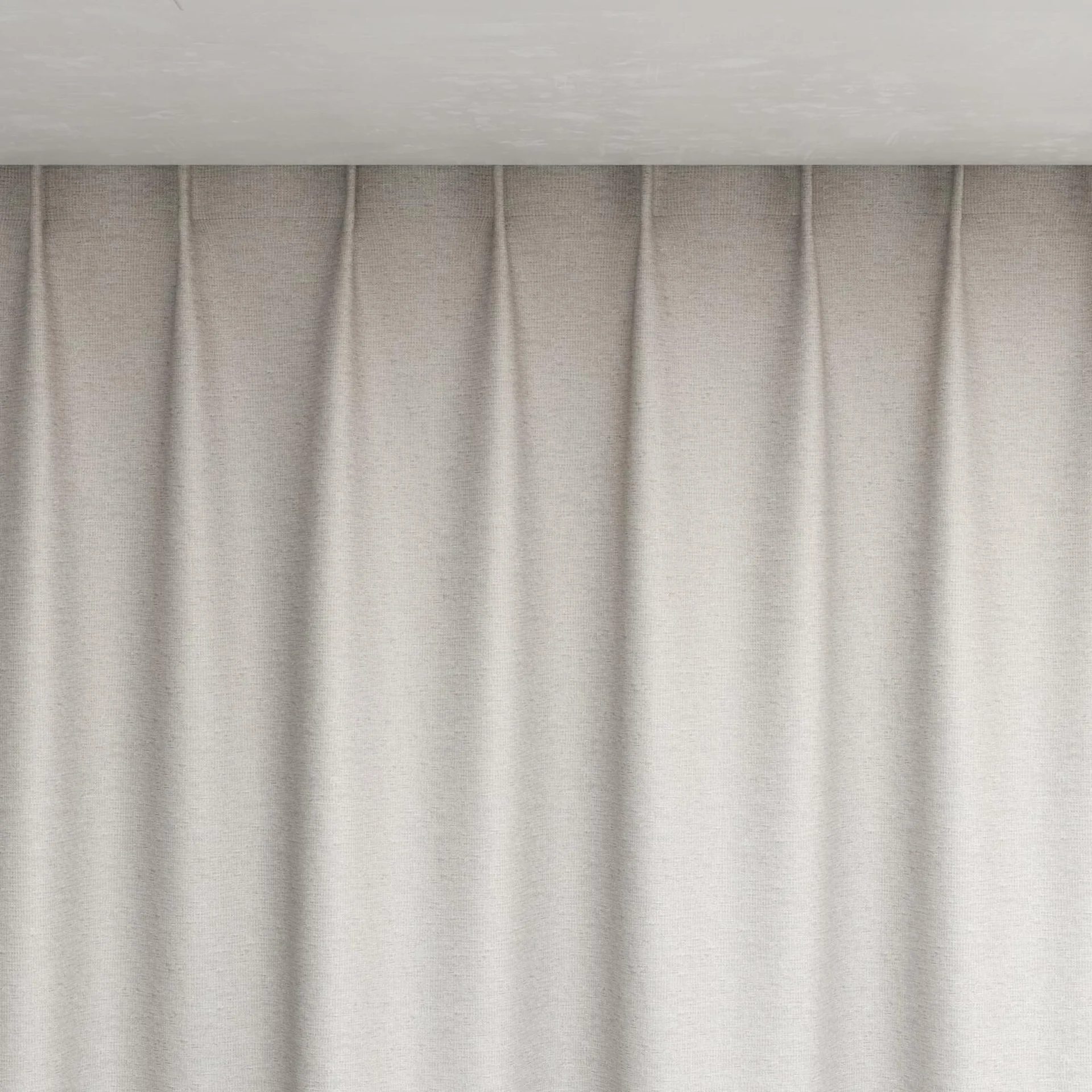 Top view of Ocean Ash, pinch pleat