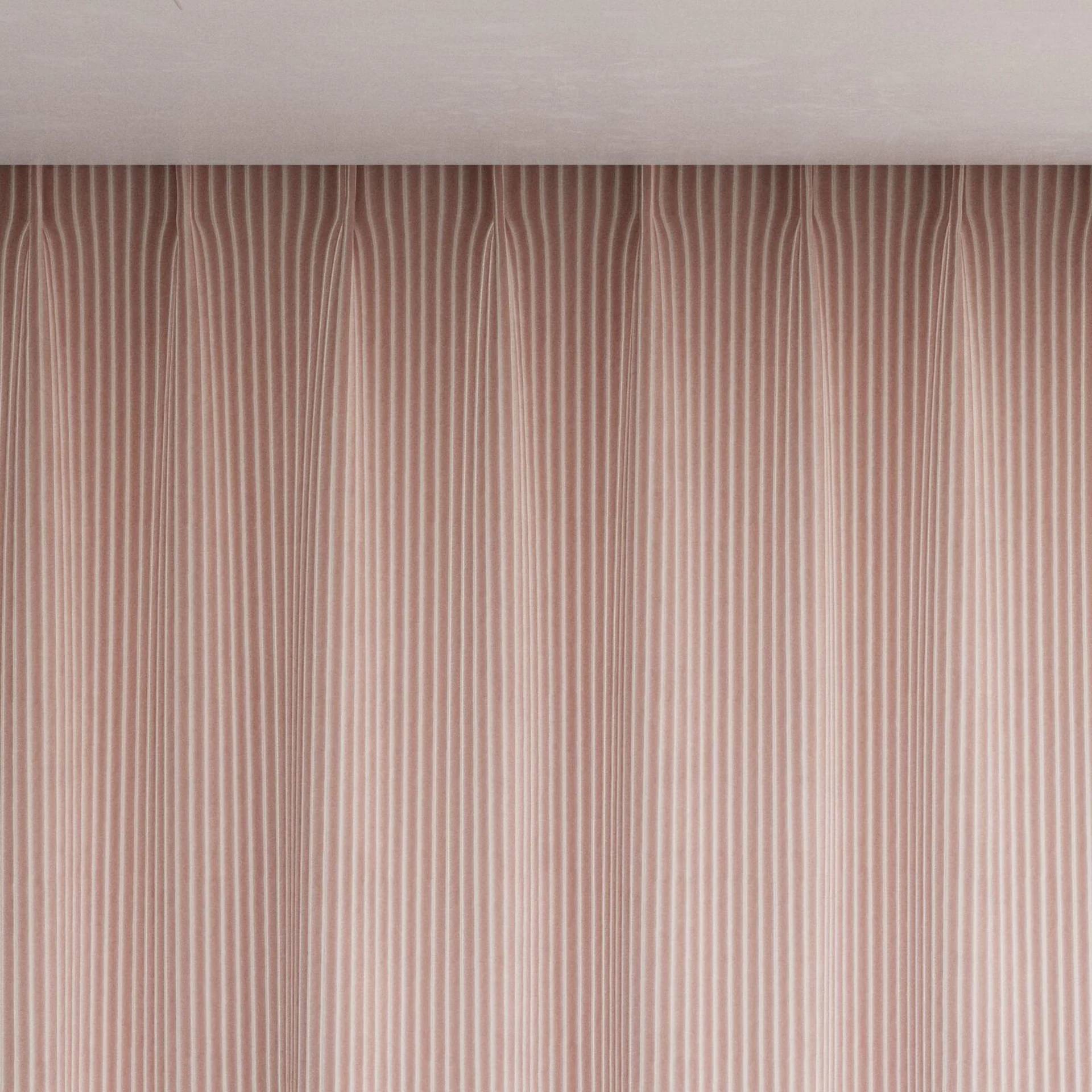 Top view of Embrace Candy, pinch pleat